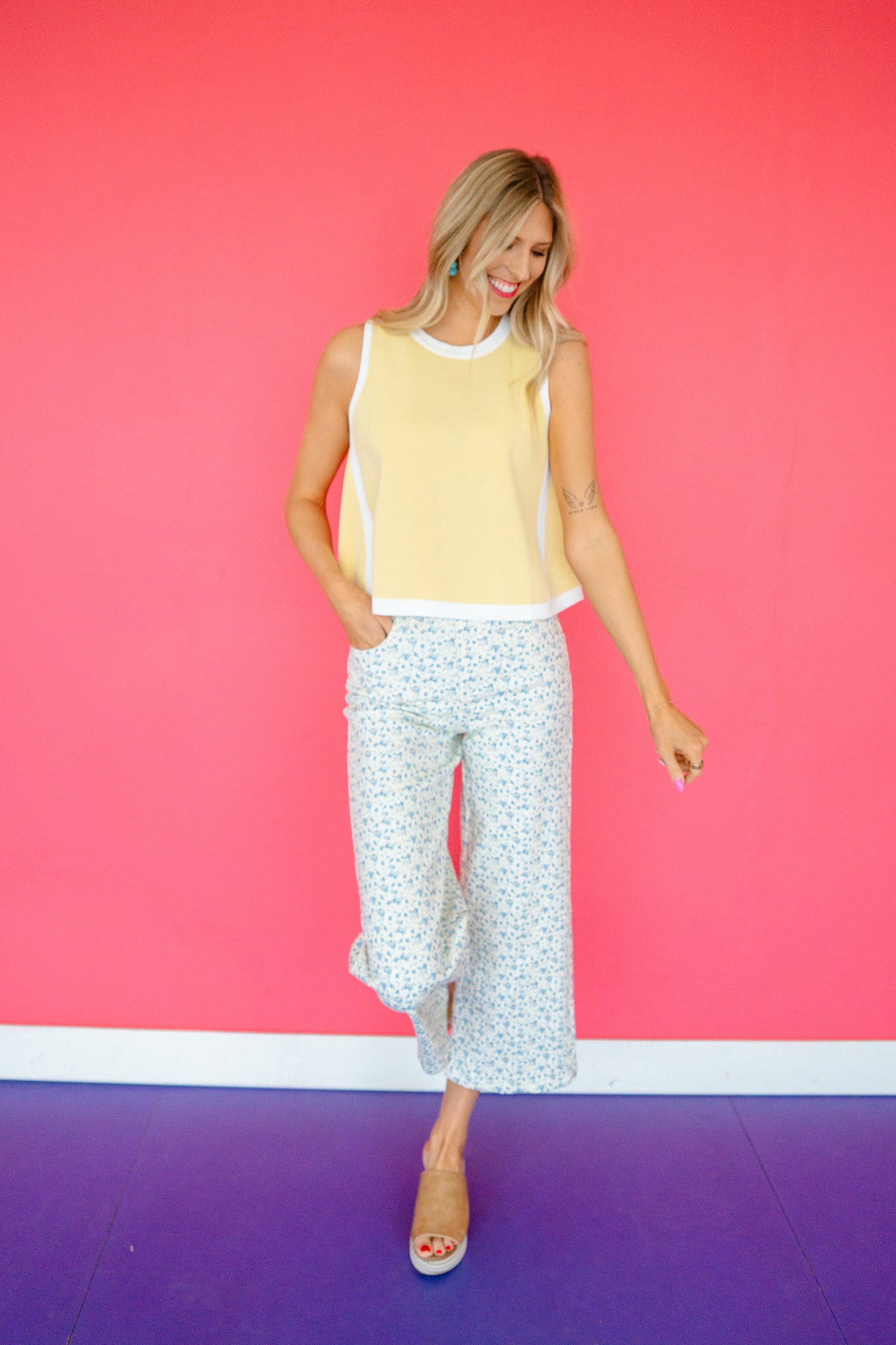 Kyla Ditsy Floral Pants