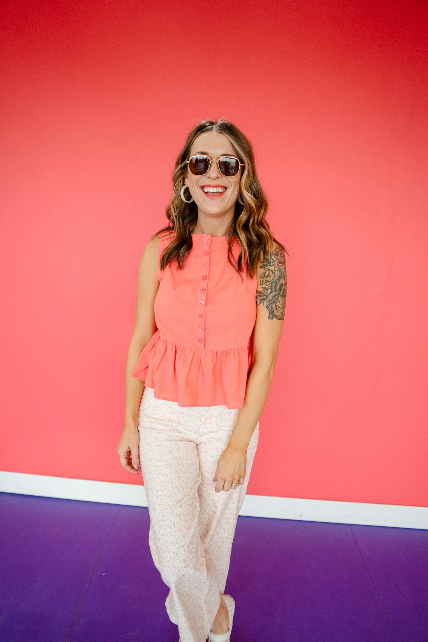 Kingston Peplum Tank