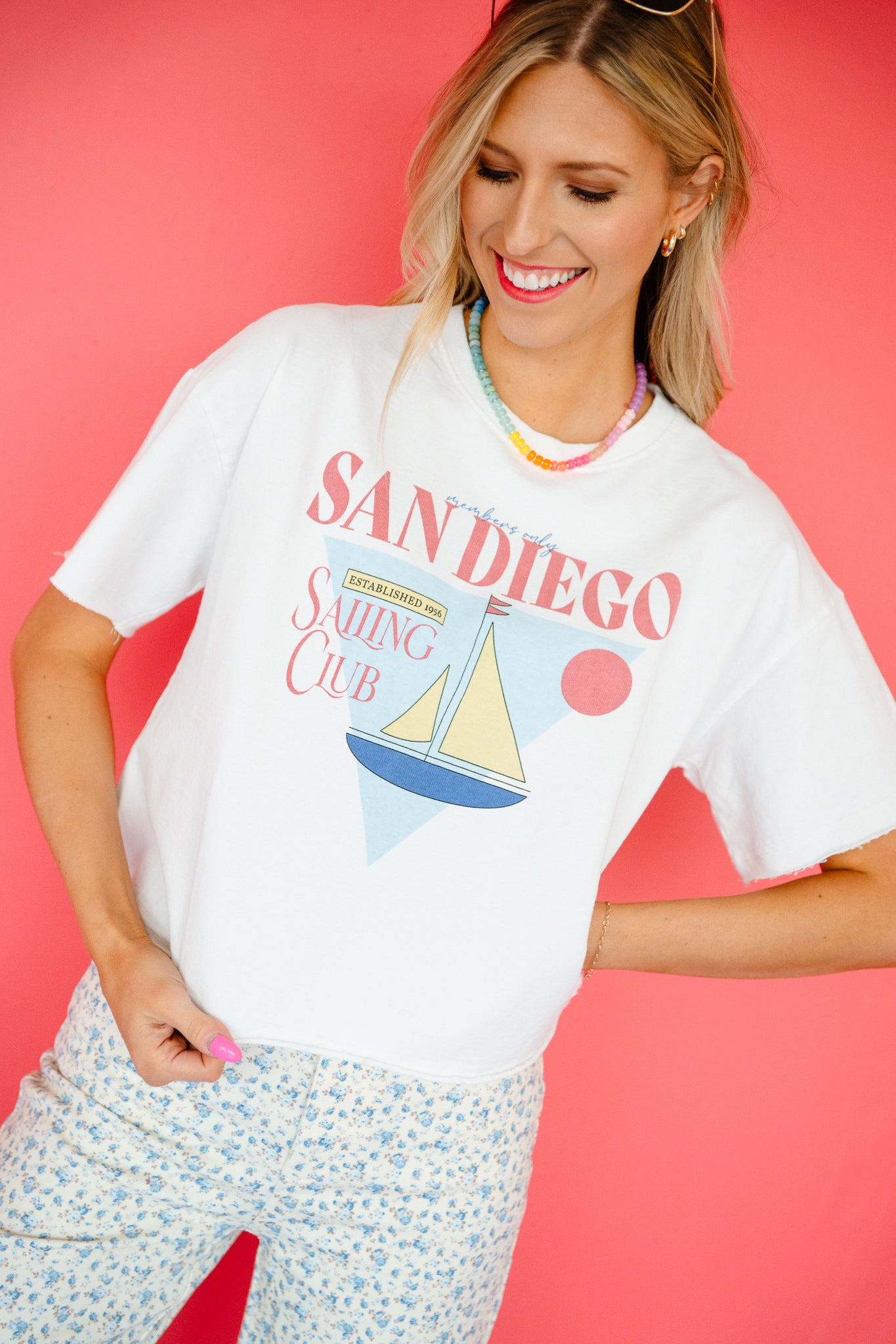 San Diego Graphic Tee - Soft White
