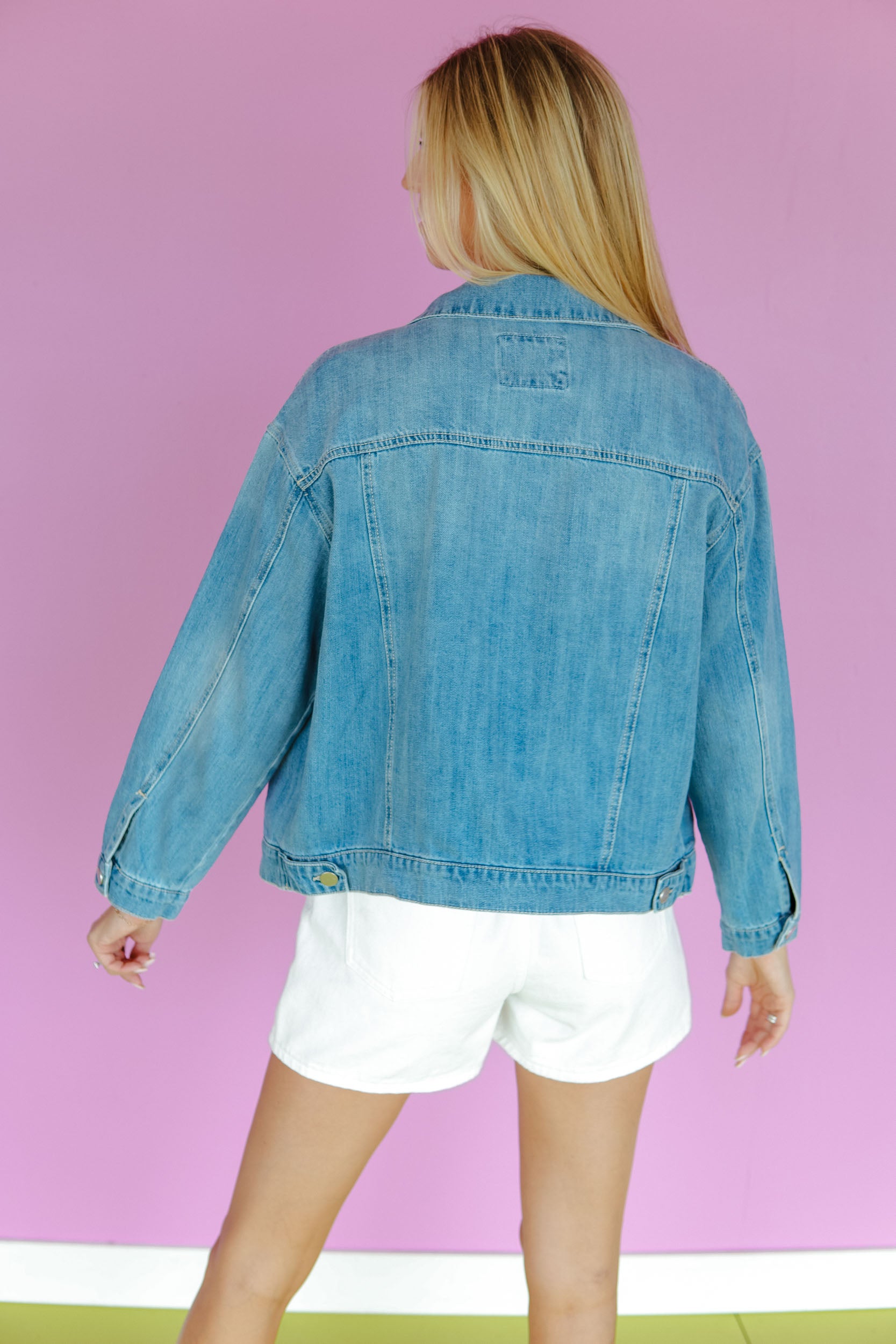 She's a Classic Denim Jacket - Light Wash