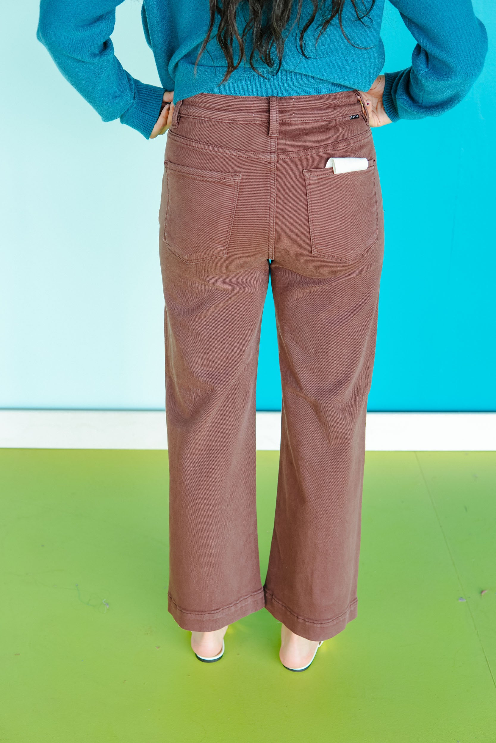 [Risen] Elena High Rise Jeans - Soft Chocolate