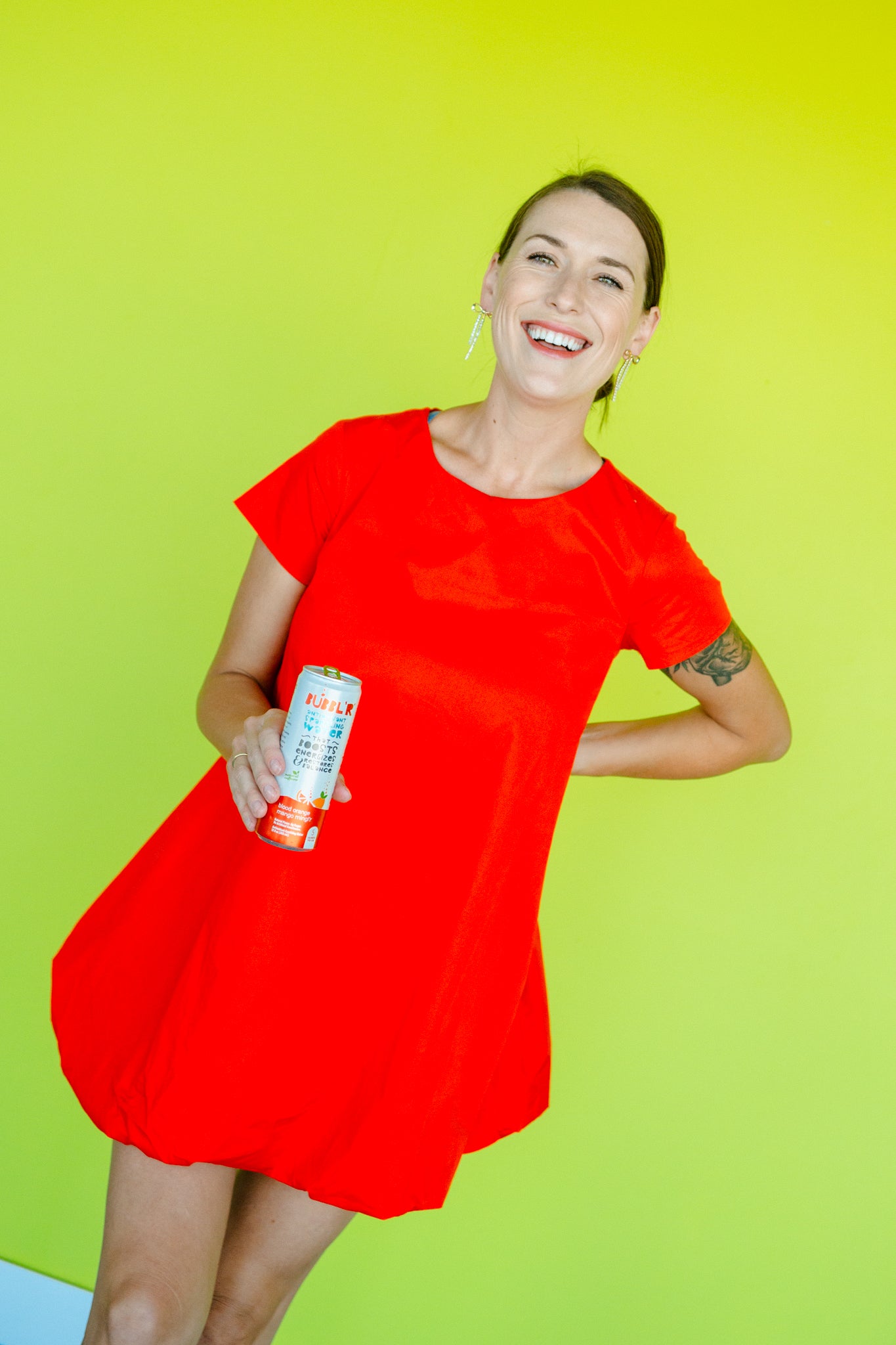 Santana Bubble Skirt Mini Dress