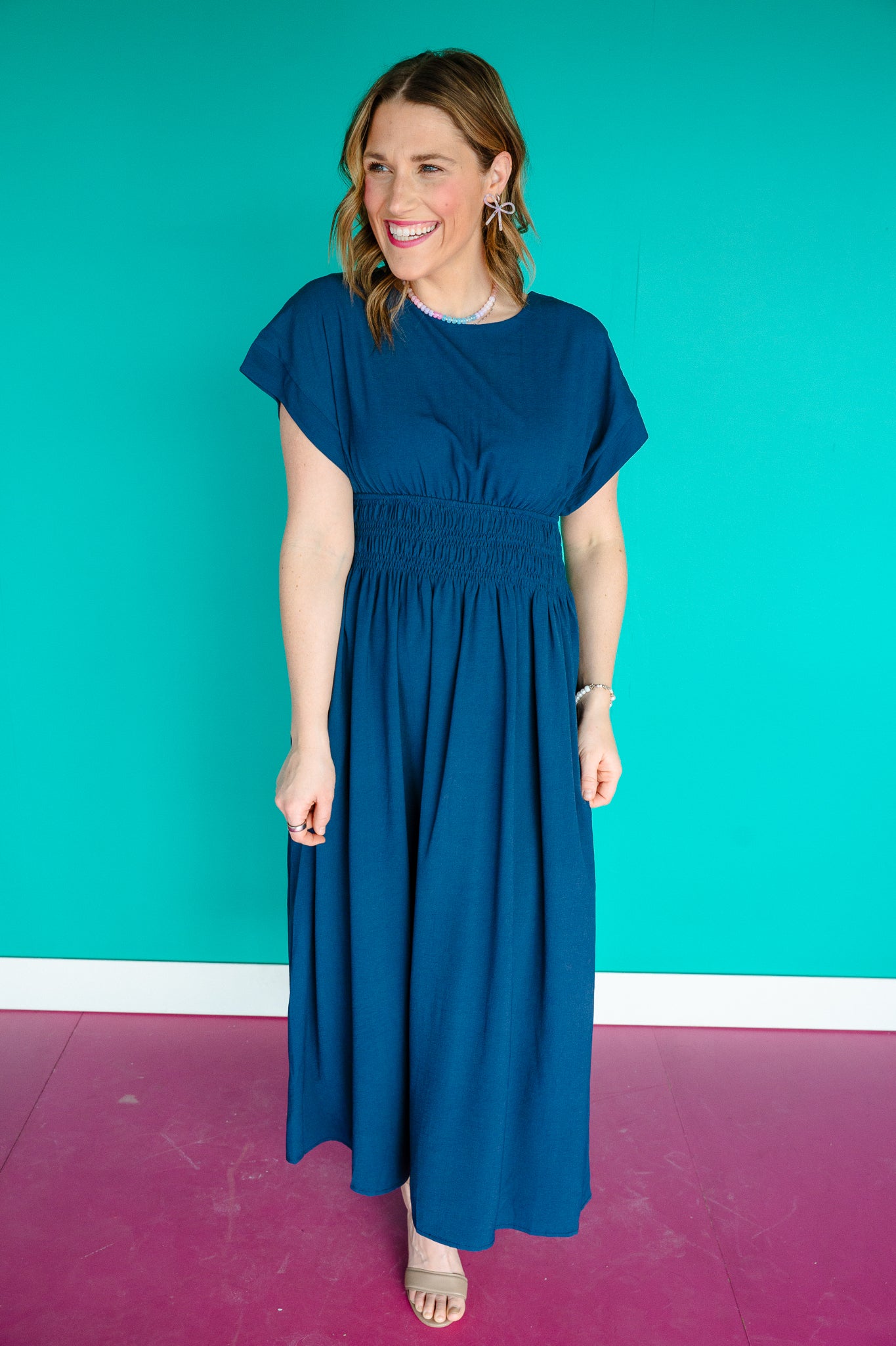 Mariana Maxi Dress - French Navy