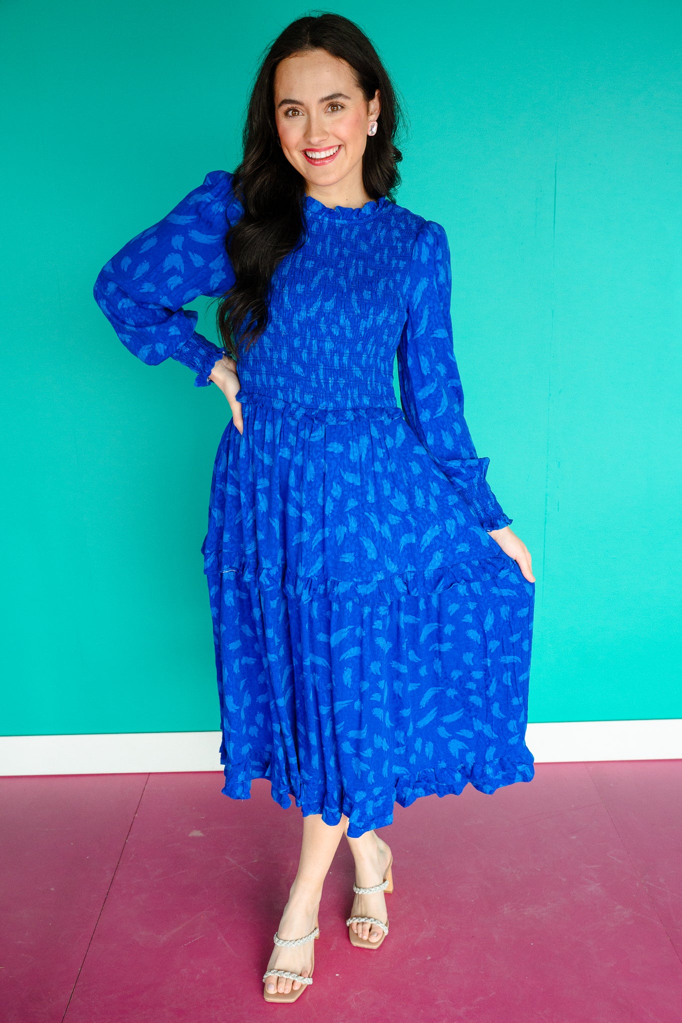 Darling Smocked Midi Dress