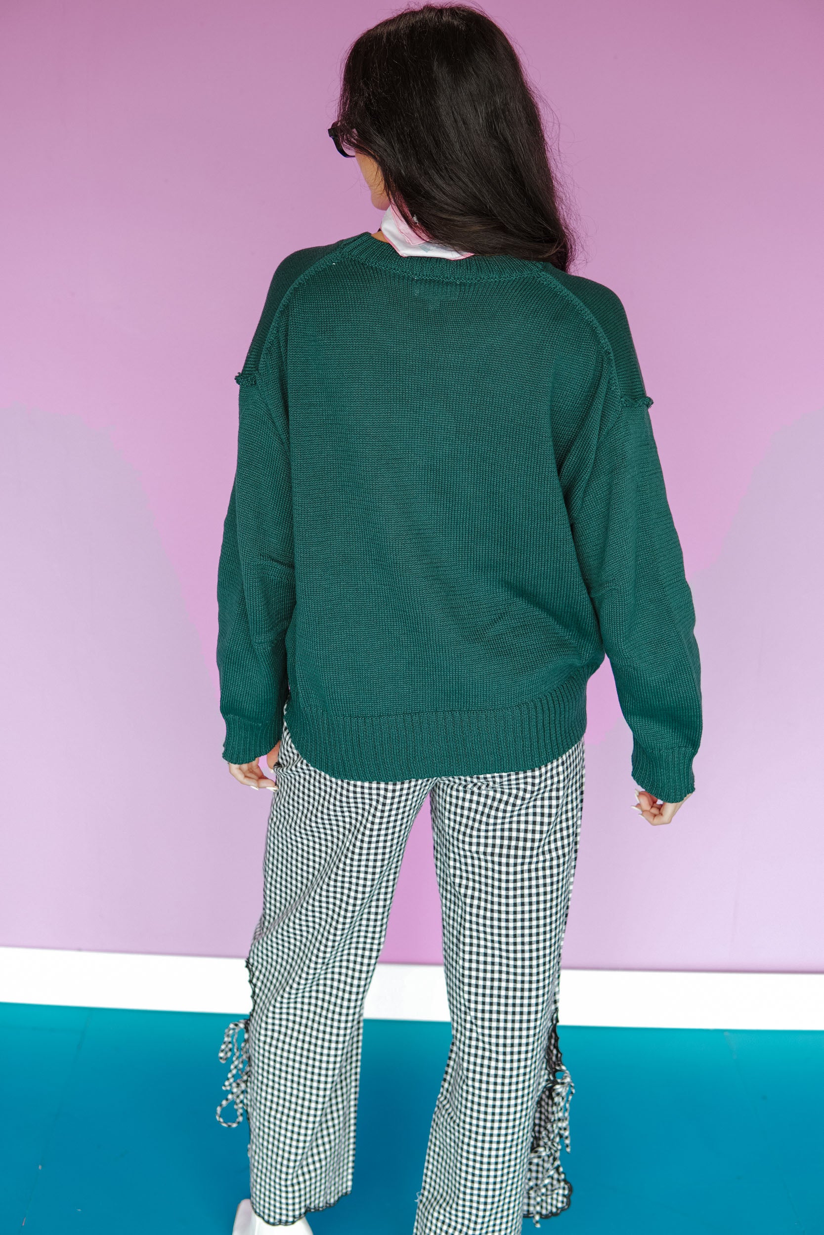 Always on the Go Sweater - Forest Green