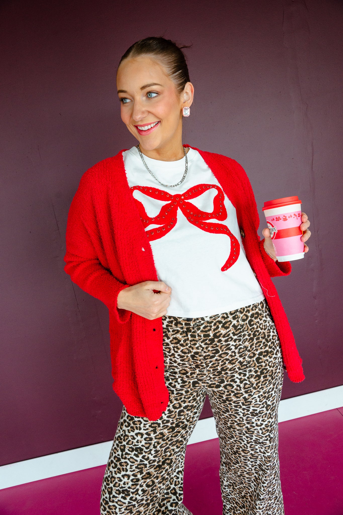 Carolina Boxy Bow Tee