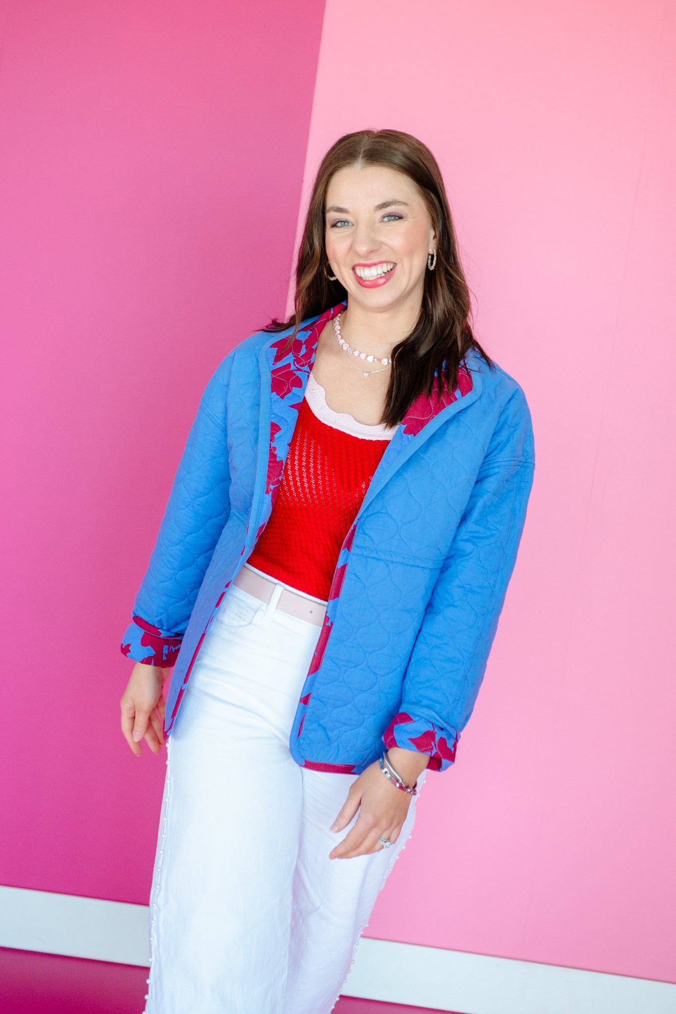 [Ellevate Basics] Clare Reversible Quilted Jacket