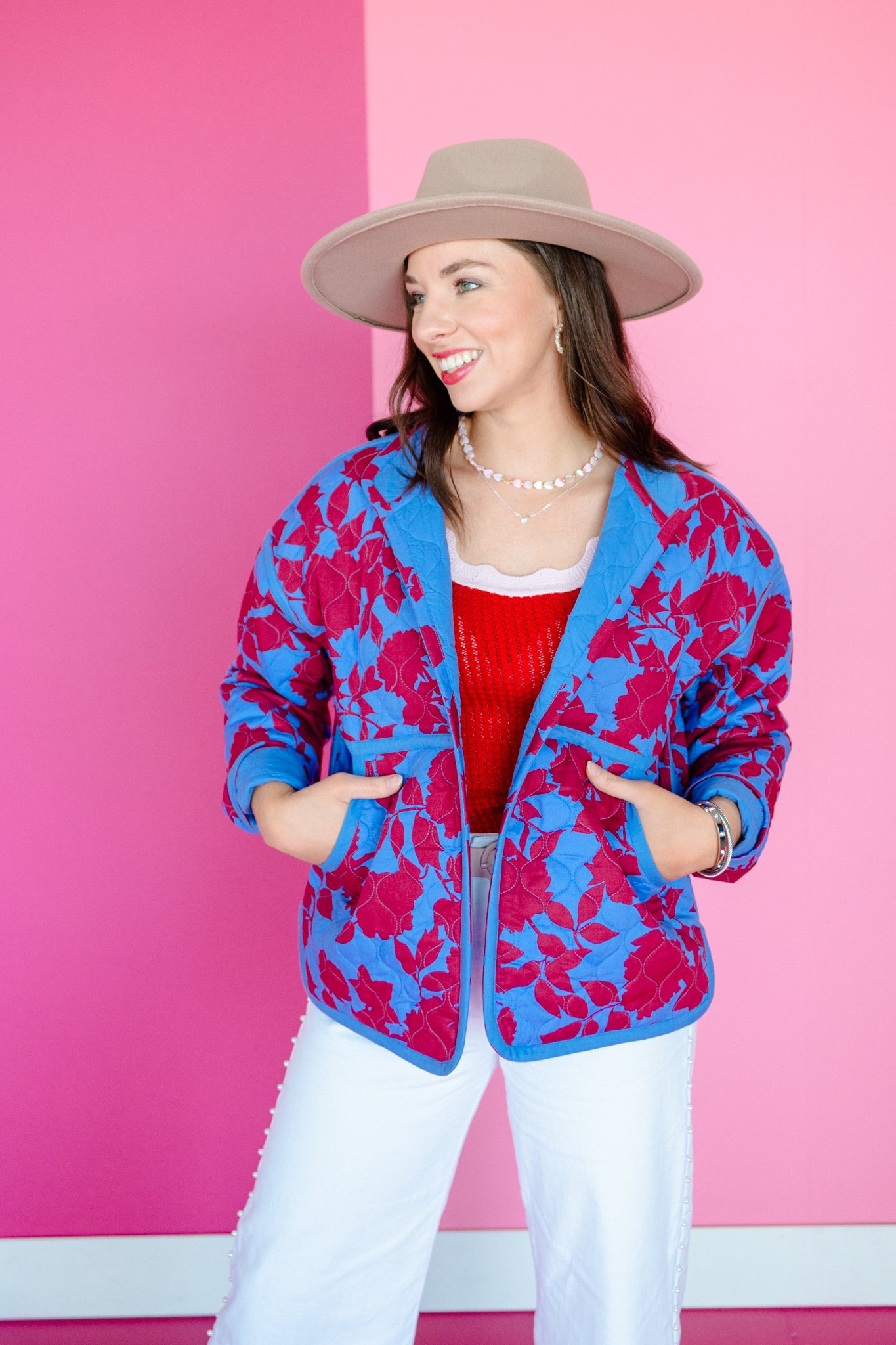 [Ellevate Basics] Clare Reversible Quilted Jacket