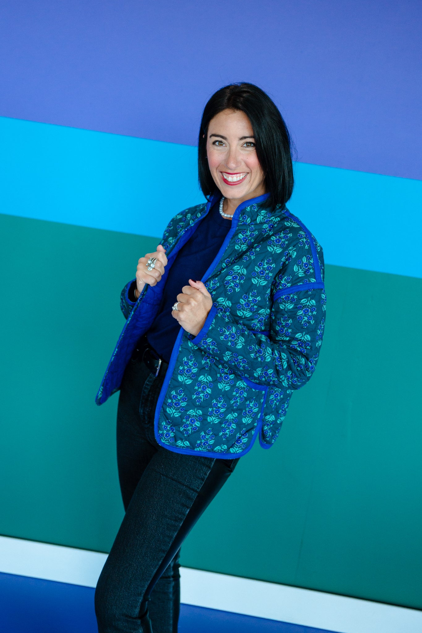 [Ellevate Basics] Clare Reversible Quilted Jacket