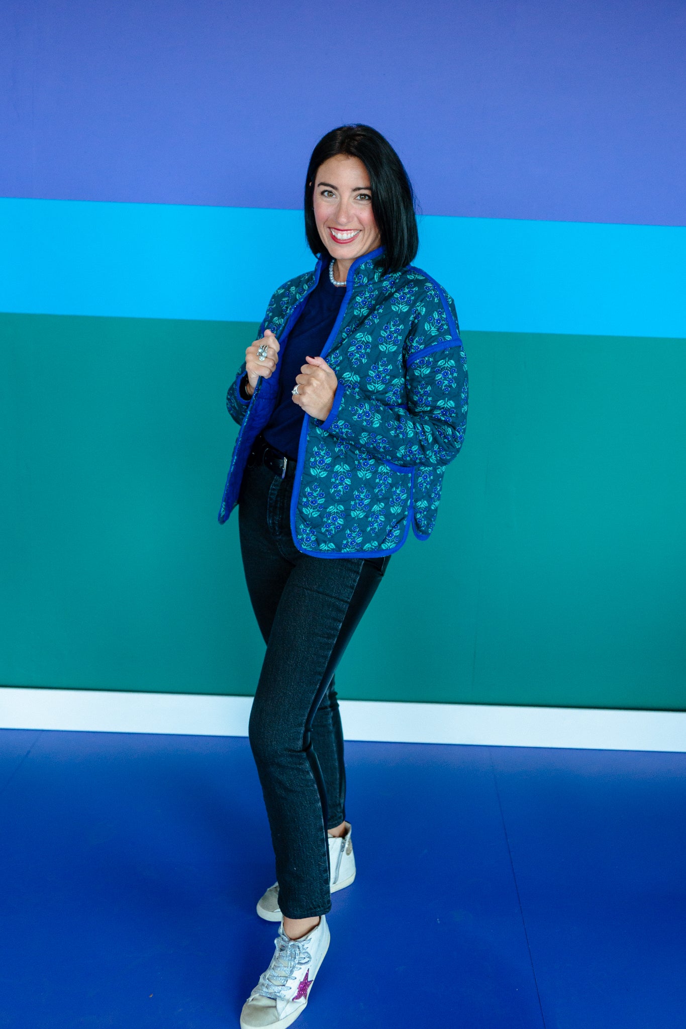 [Ellevate Basics] Clare Reversible Quilted Jacket