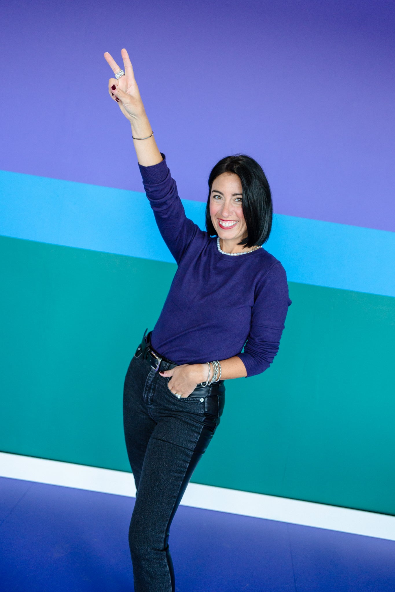 [Ellevate Basics] Lydia Luxe Crew Neck Sweater