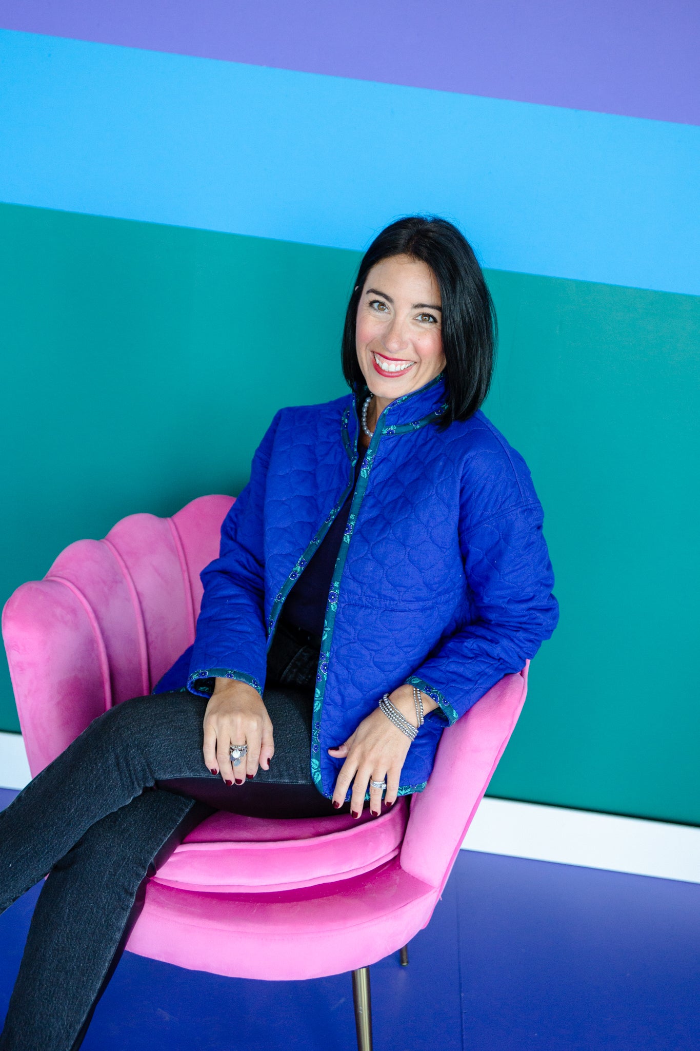 [Ellevate Basics] Clare Reversible Quilted Jacket