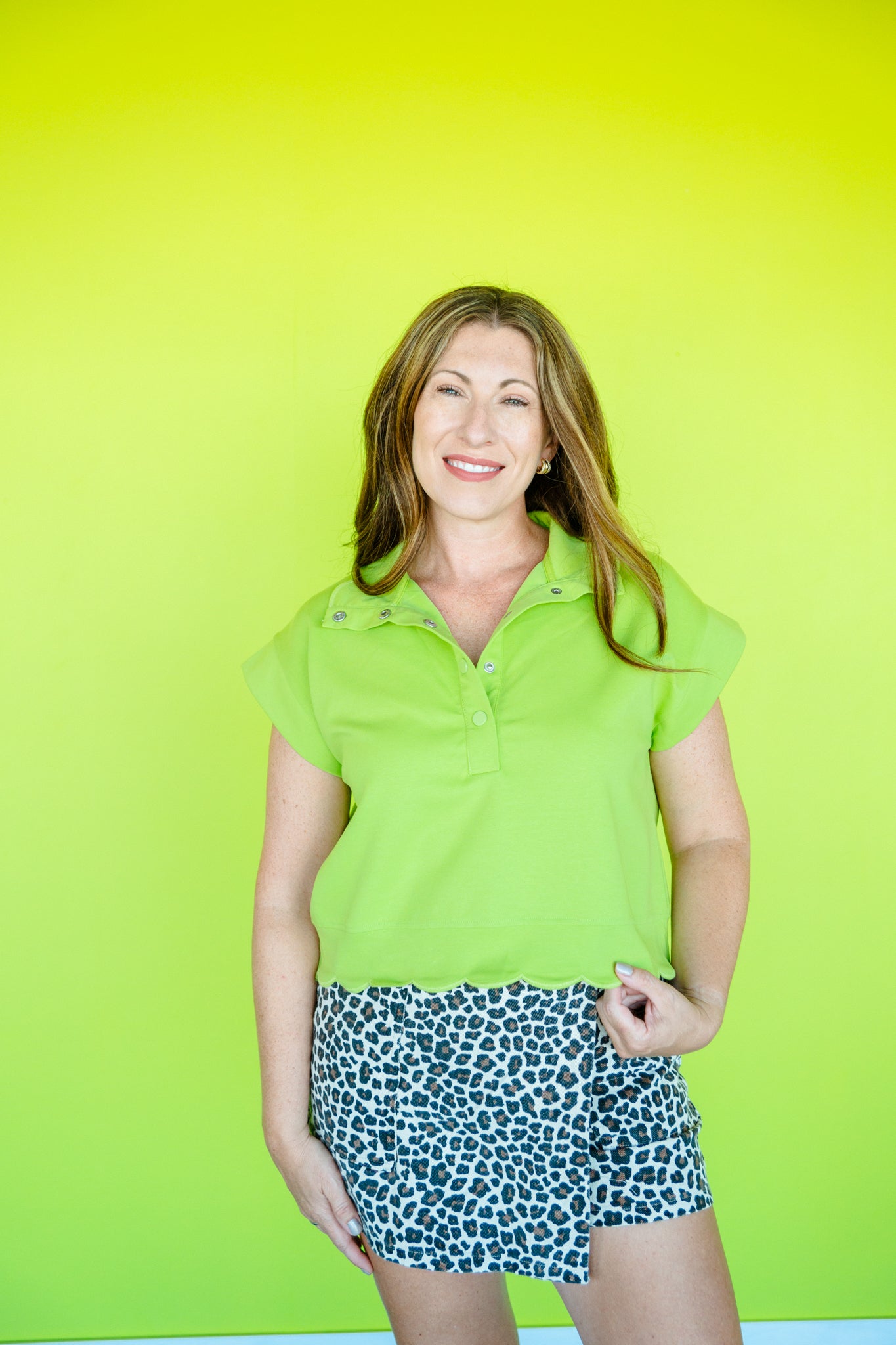 Harmony Scalloped Edge Top