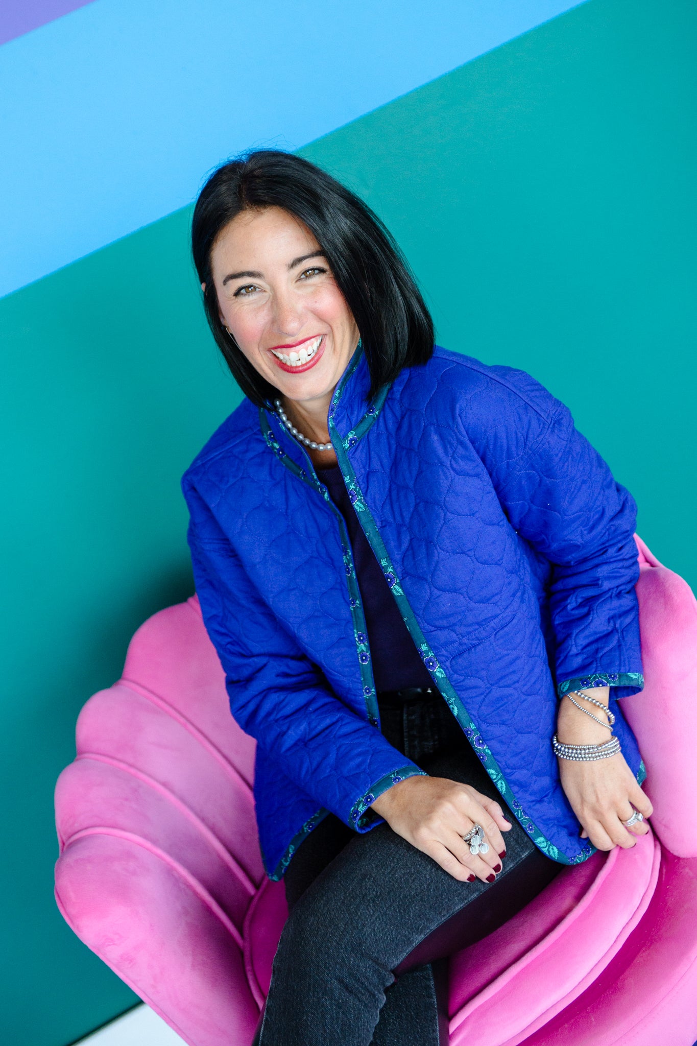 [Ellevate Basics] Clare Reversible Quilted Jacket