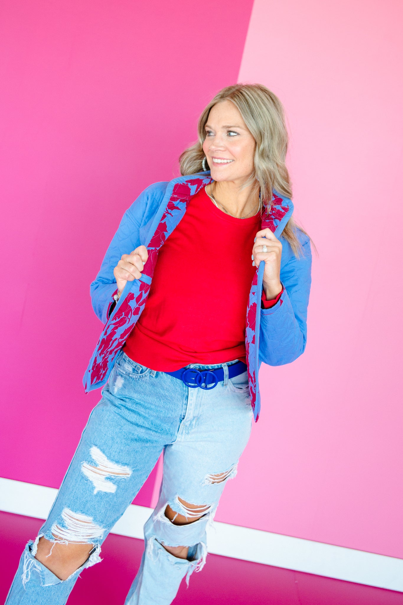 [Ellevate Basics] Clare Reversible Quilted Jacket