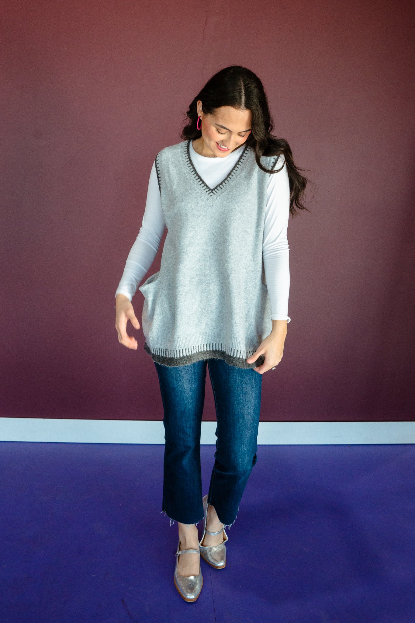 Hallie Pullover Sweater Vest