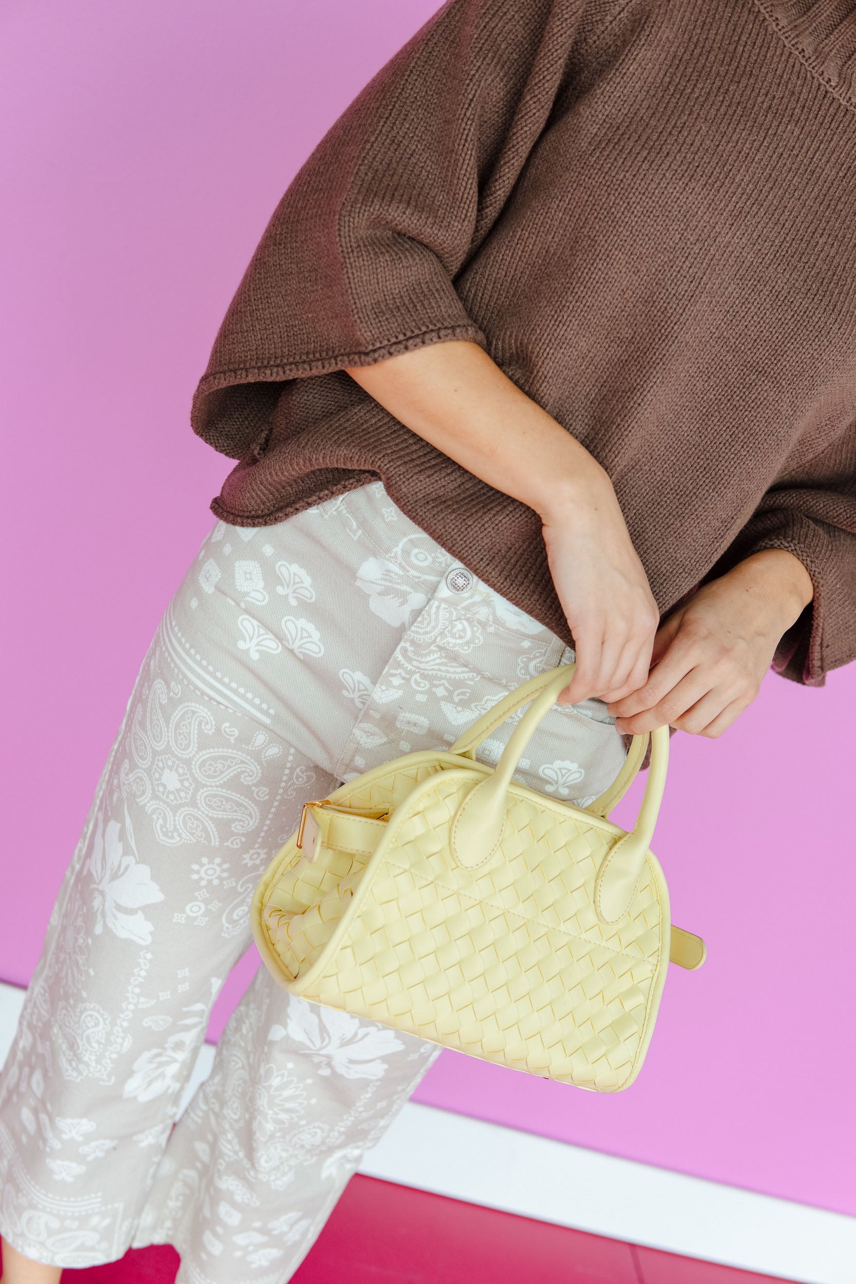 Haddie Woven Crossbody