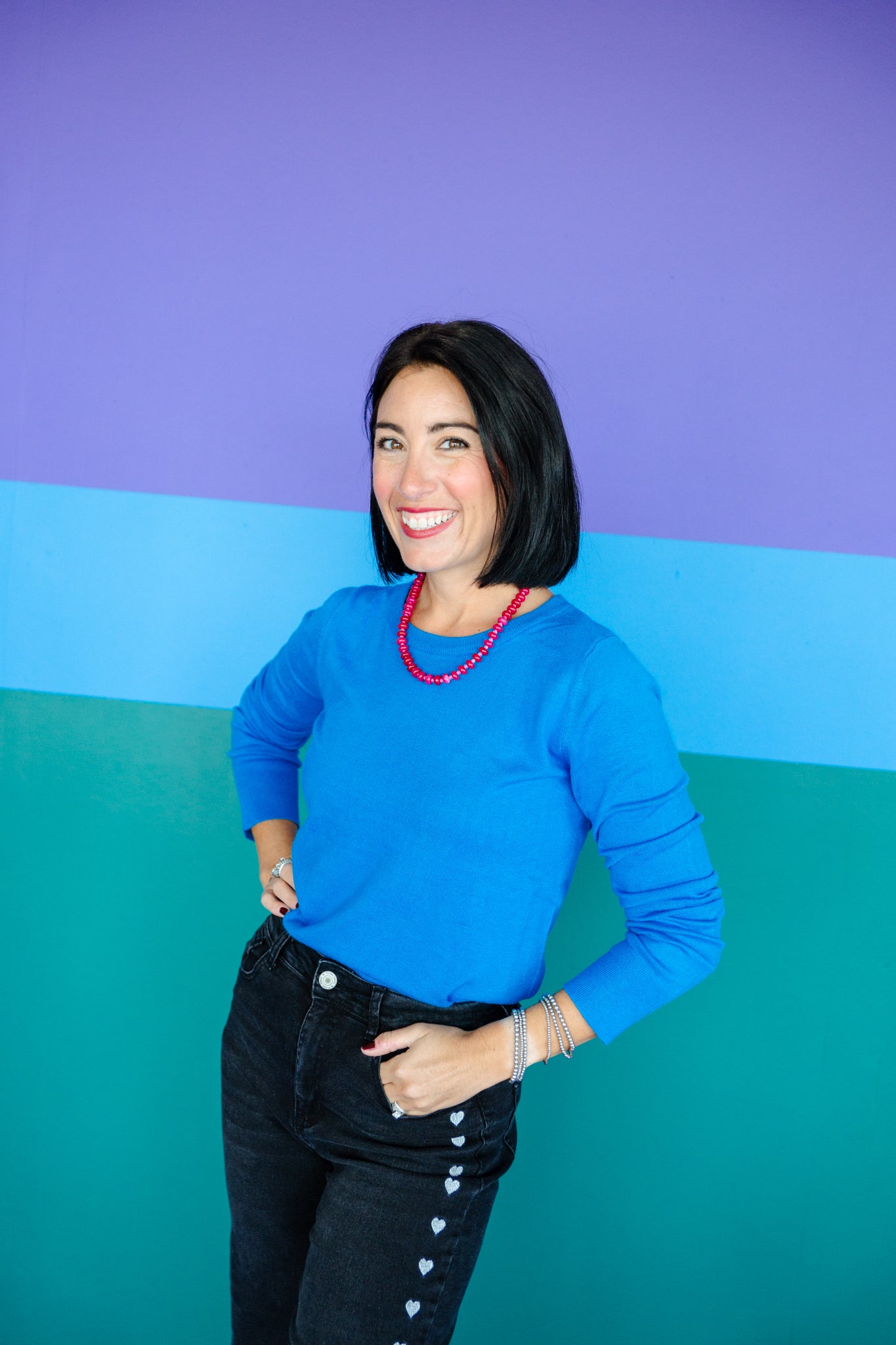 [Ellevate Basics] Lydia Luxe Crew Neck Sweater