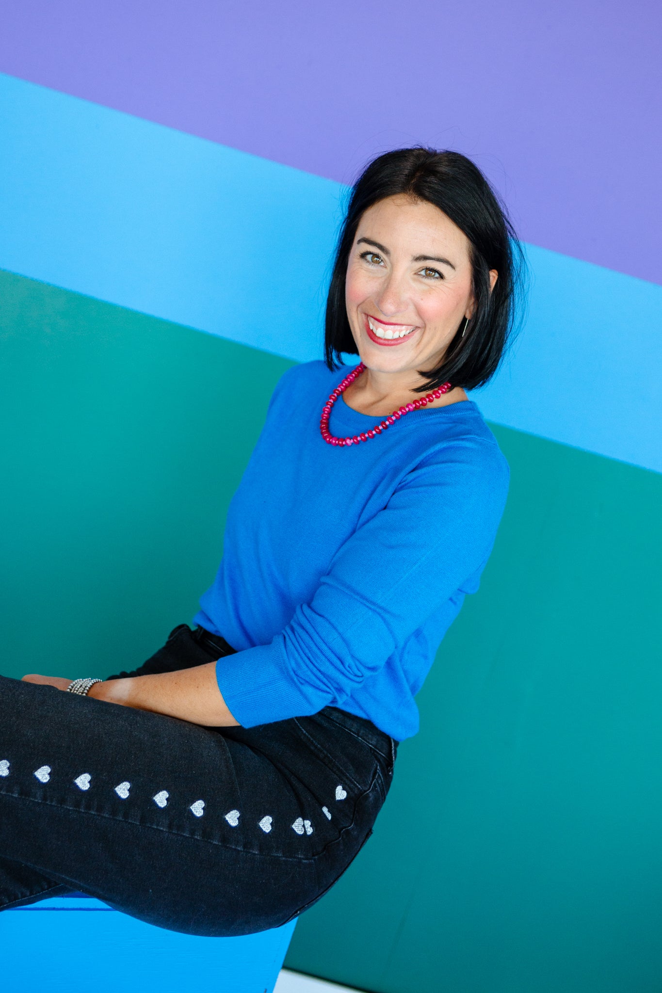 [Ellevate Basics] Lydia Luxe Crew Neck Sweater