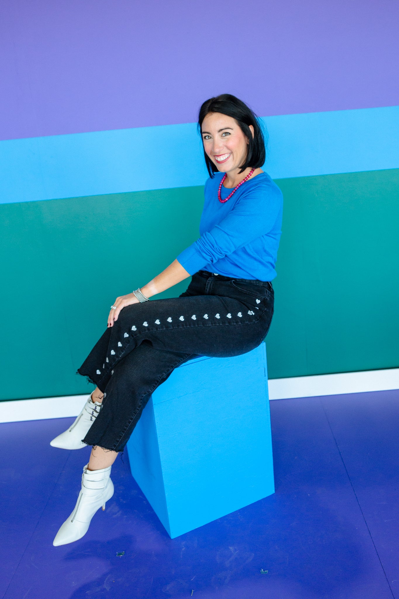 [Ellevate Basics] Lydia Luxe Crew Neck Sweater