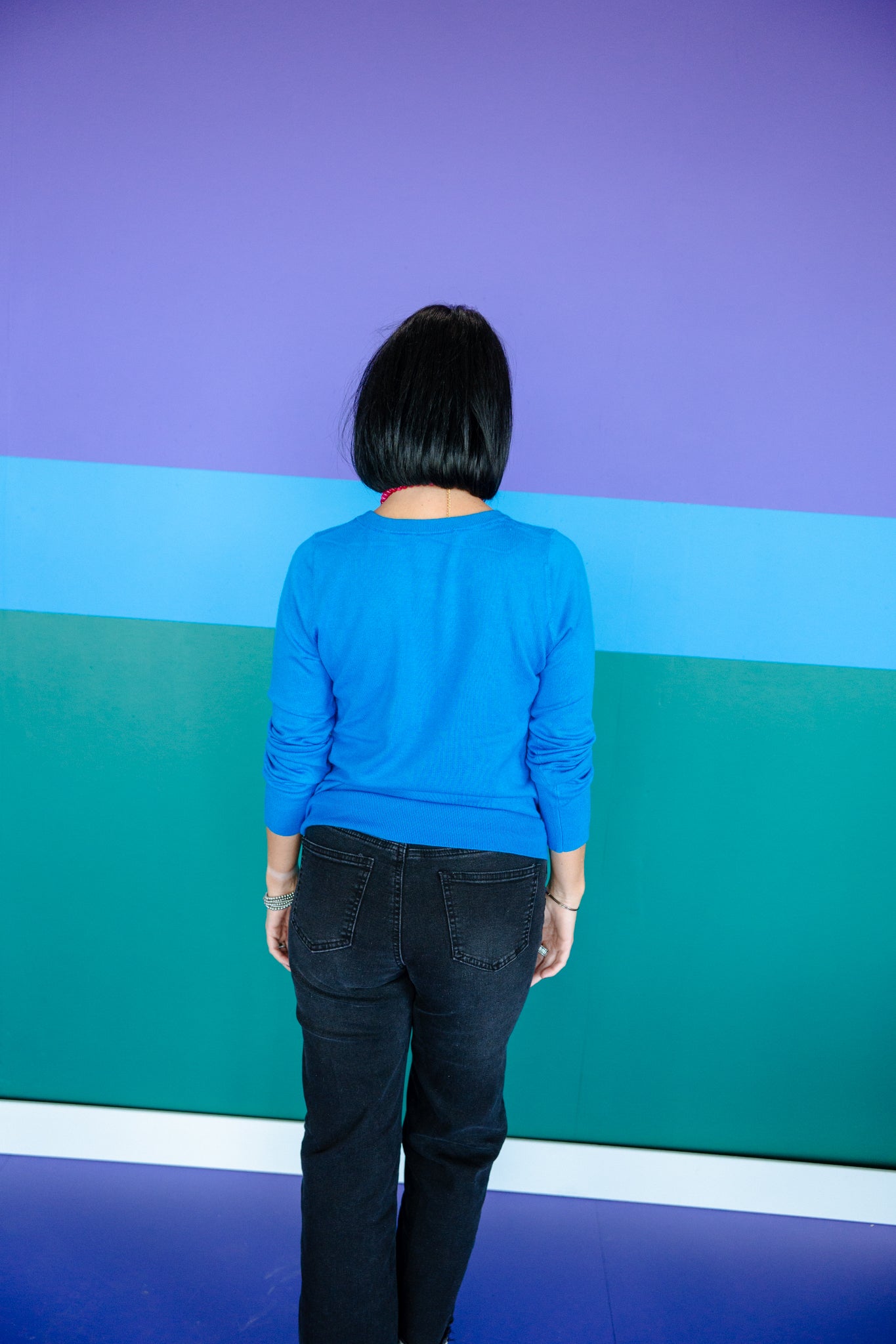 [Ellevate Basics] Lydia Luxe Crew Neck Sweater