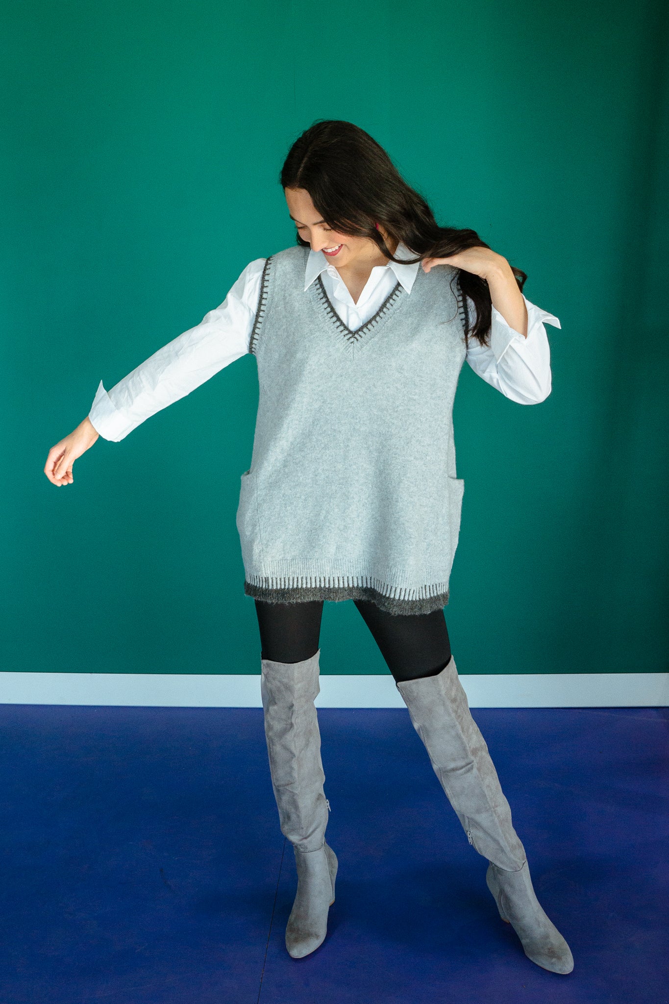 Hallie Pullover Sweater Vest