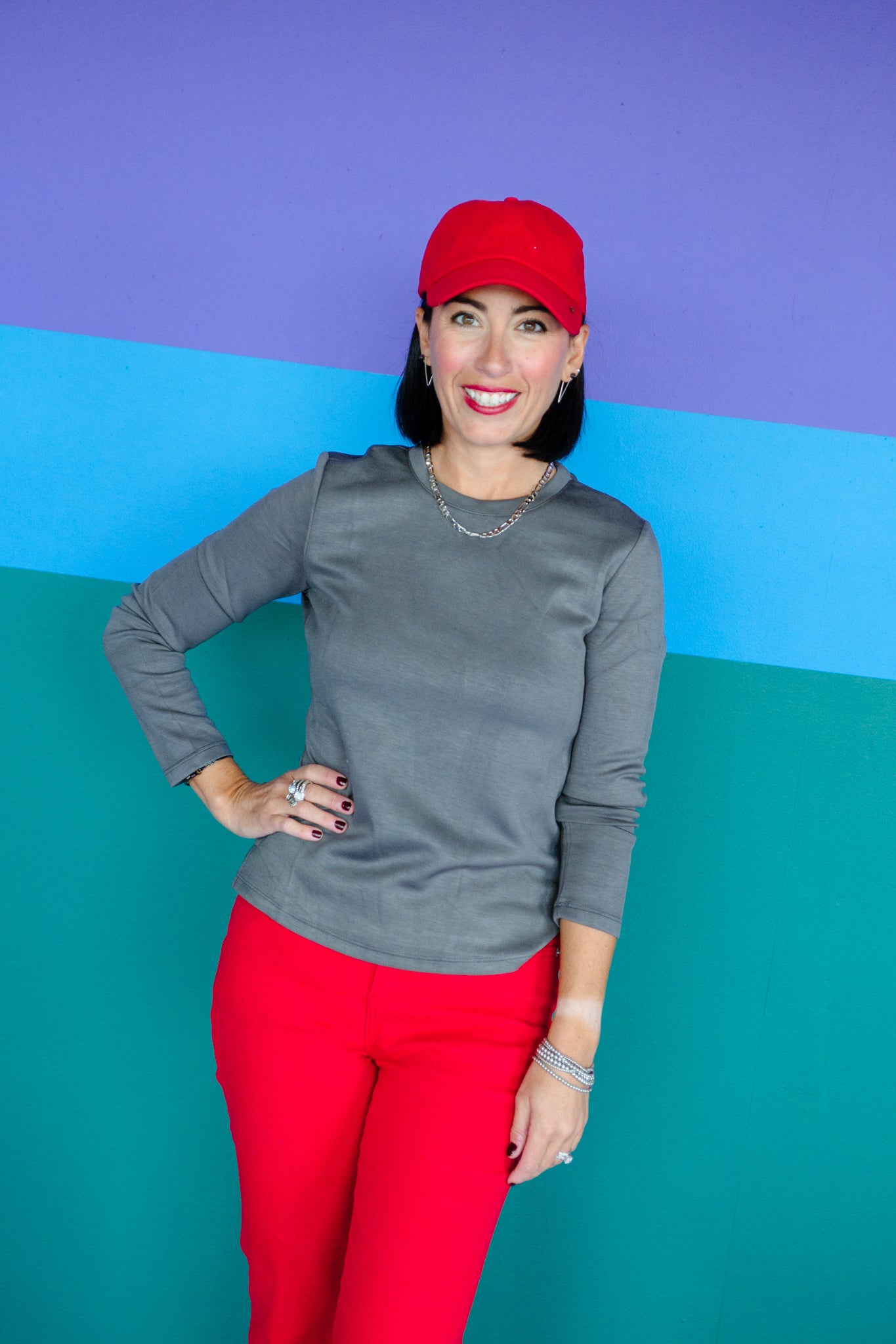 [Ellevate Basics] Jeanne Breeze Long Sleeve Tee