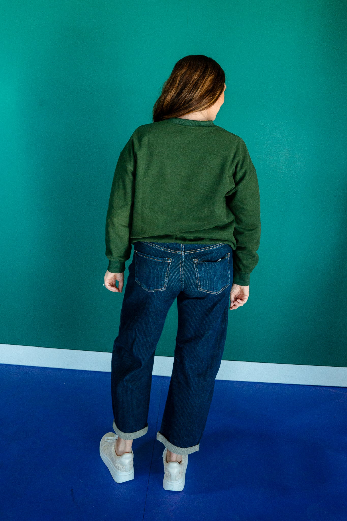 Nice List Crewneck Sweatshirt - Dark Olive