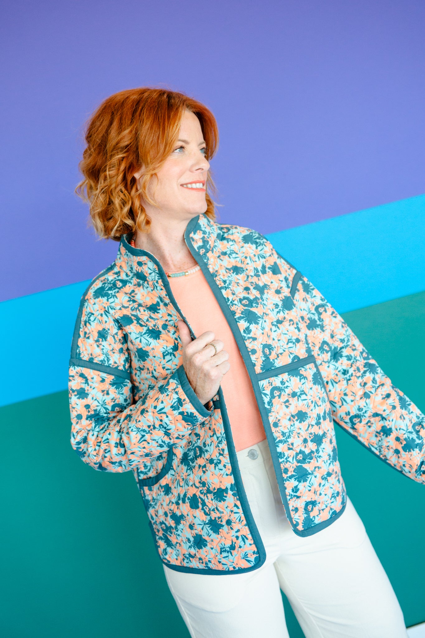 [Ellevate Basics] Clare Reversible Quilted Jacket