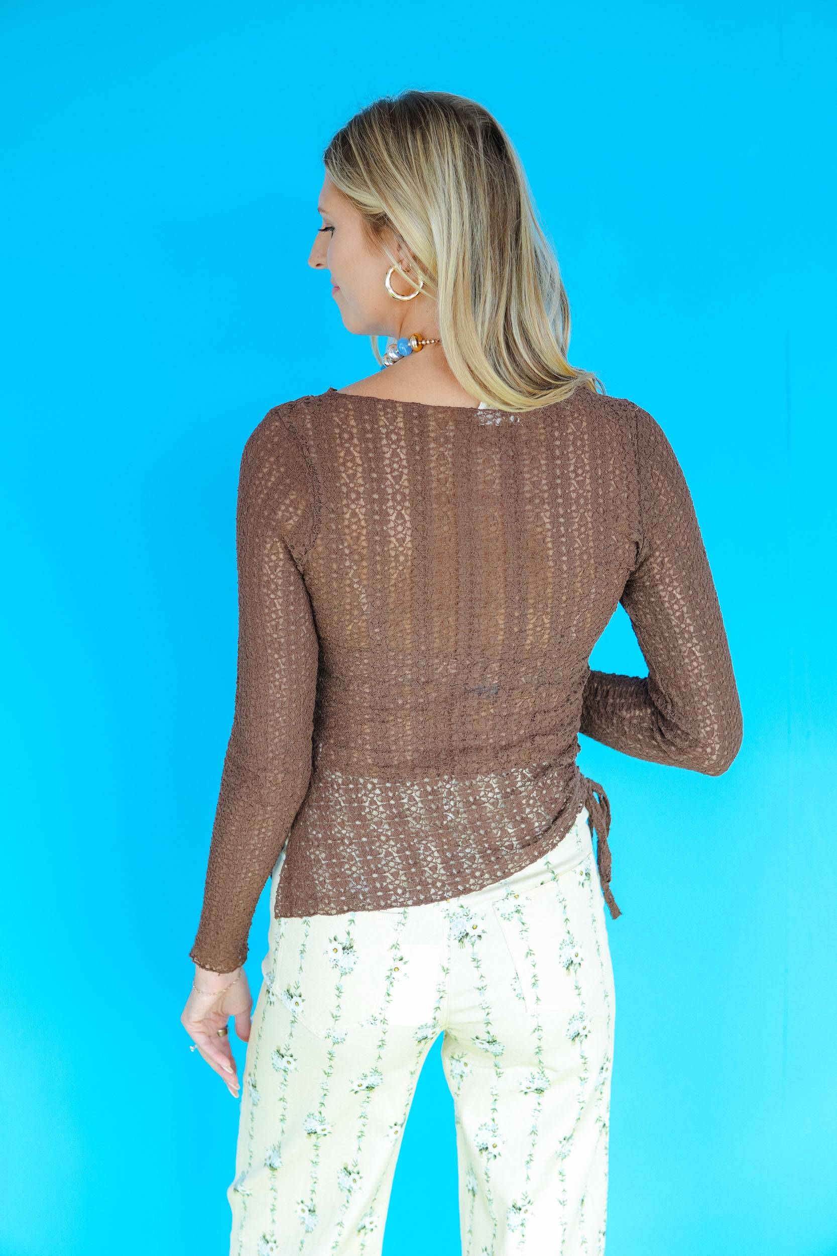 Apple Cider Lace Long Sleeve