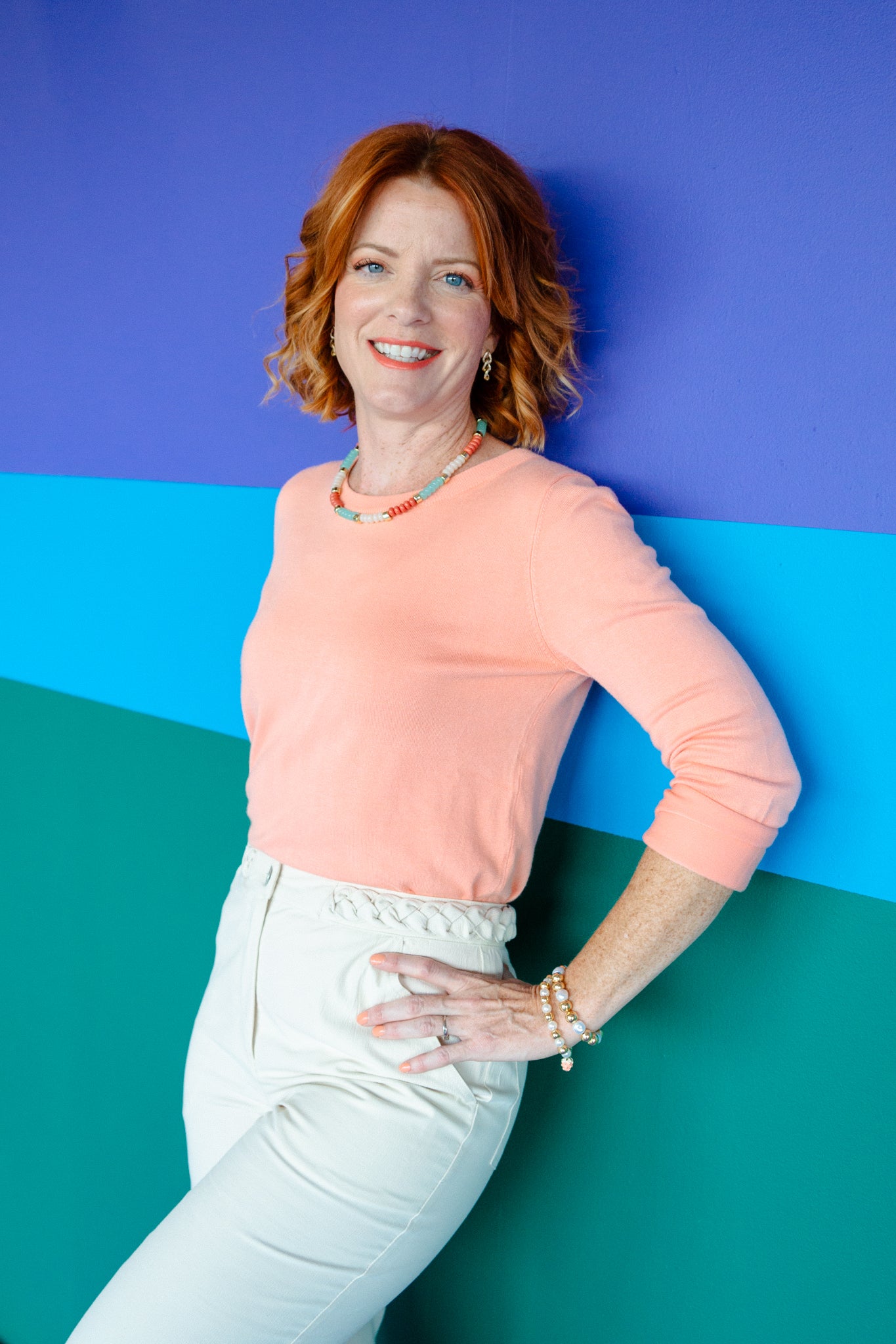 [Ellevate Basics] Lydia Luxe Crew Neck Sweater