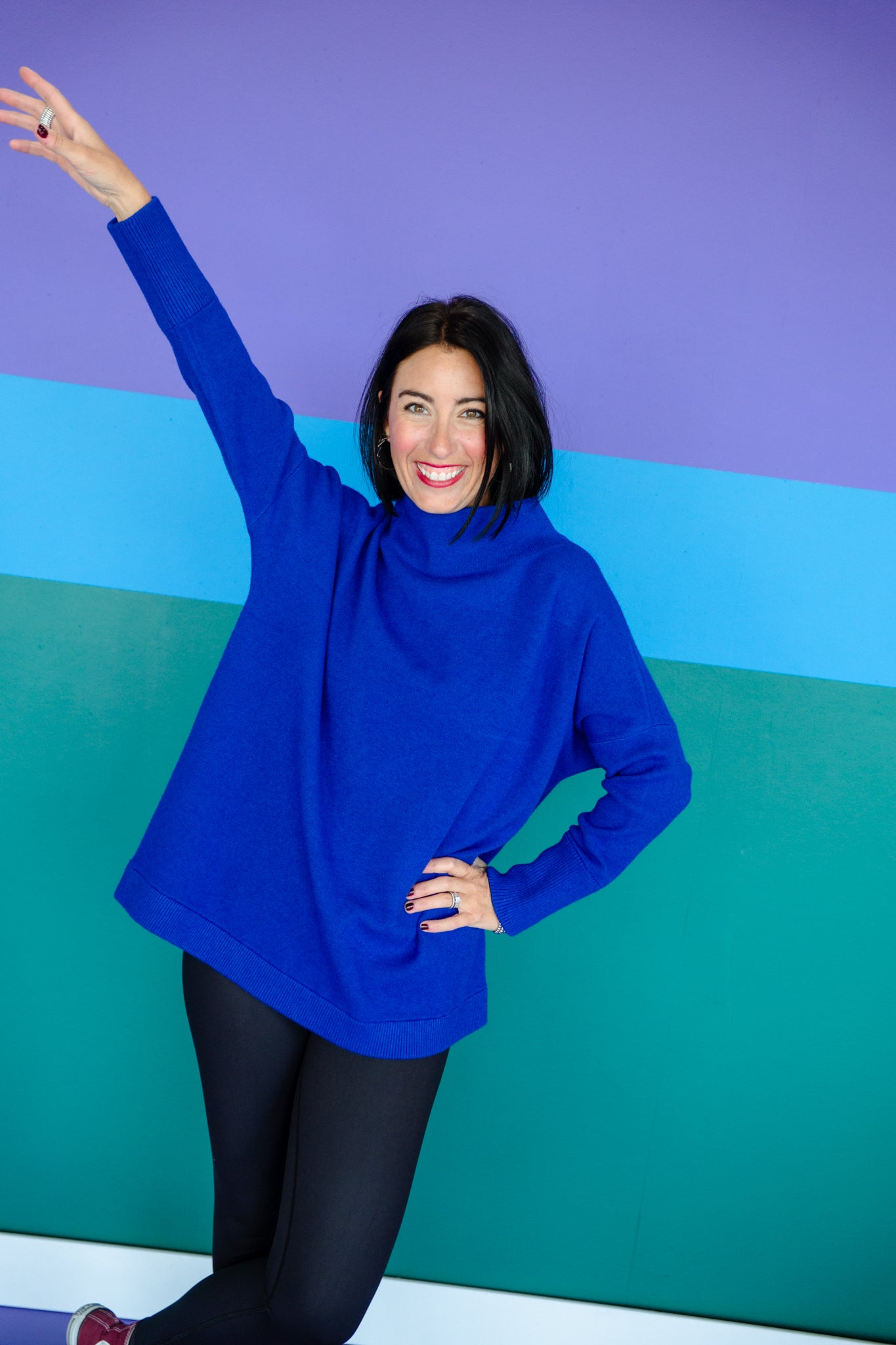 [Ellevate Basics] Serena Luxe Loft Neck Sweater