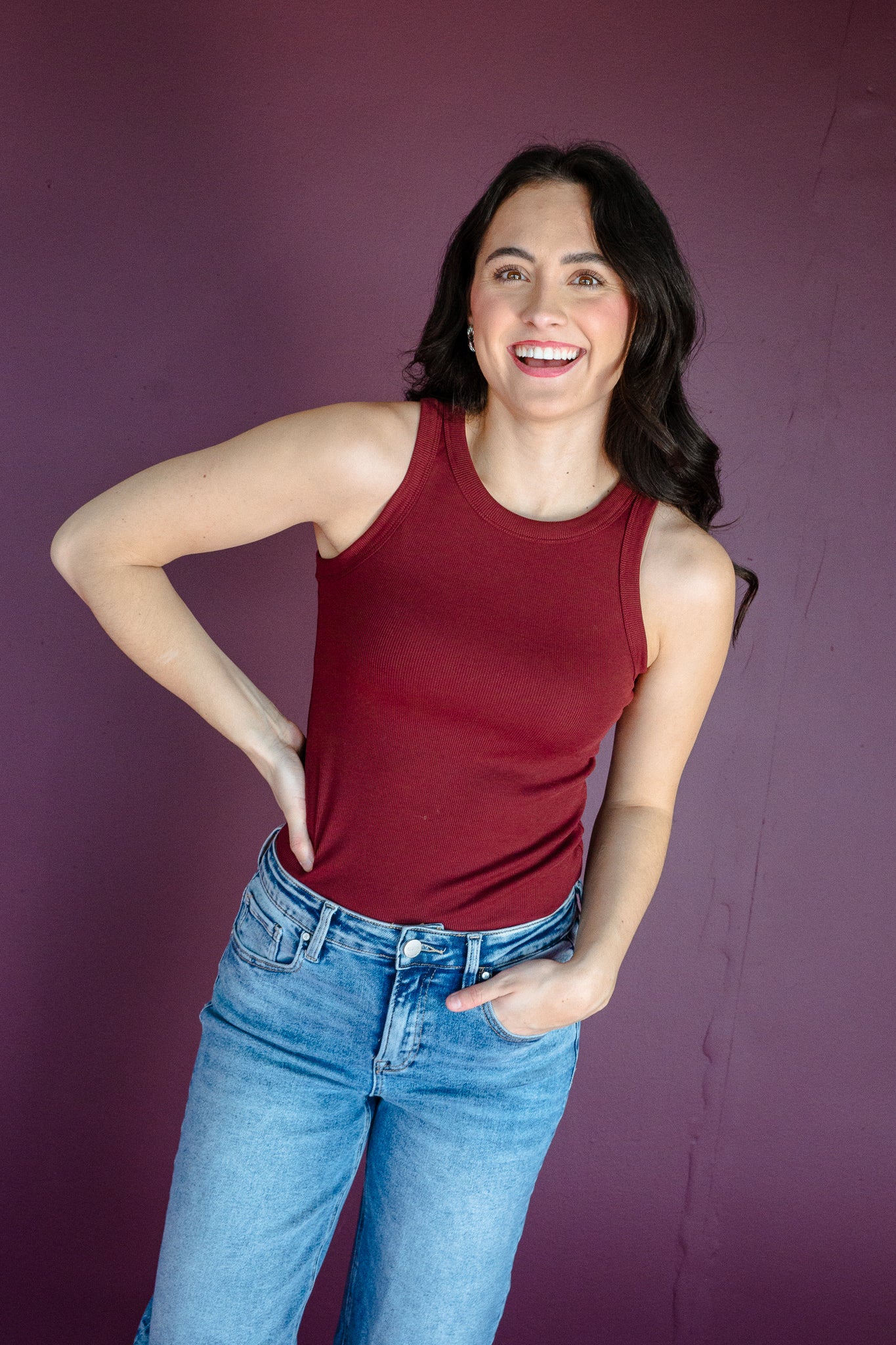 Molly High Neck Tank