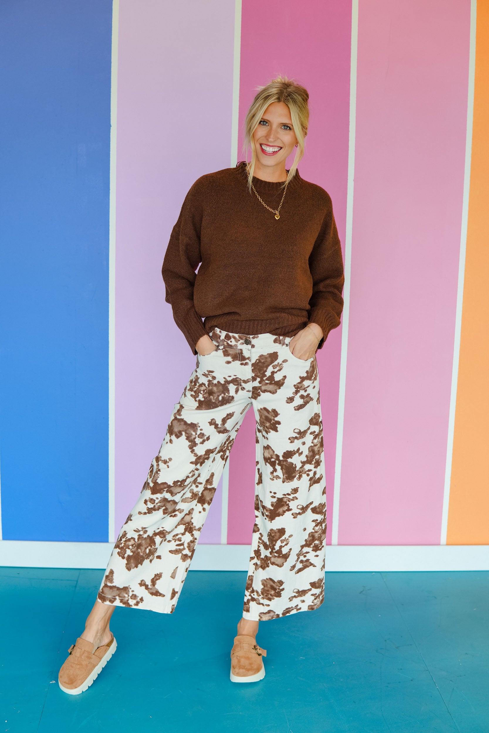 Color Me Cozy Crewneck Sweater