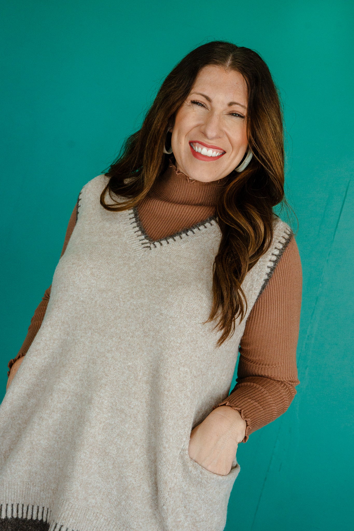 Hallie Pullover Sweater Vest