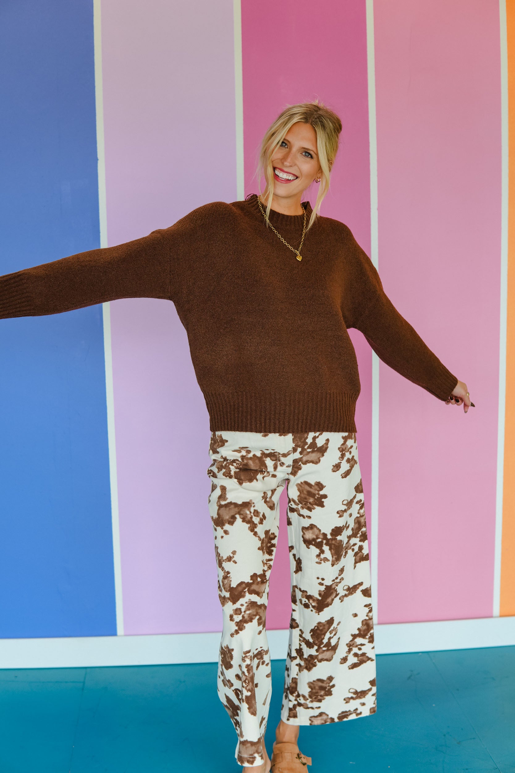 Color Me Cozy Crewneck Sweater