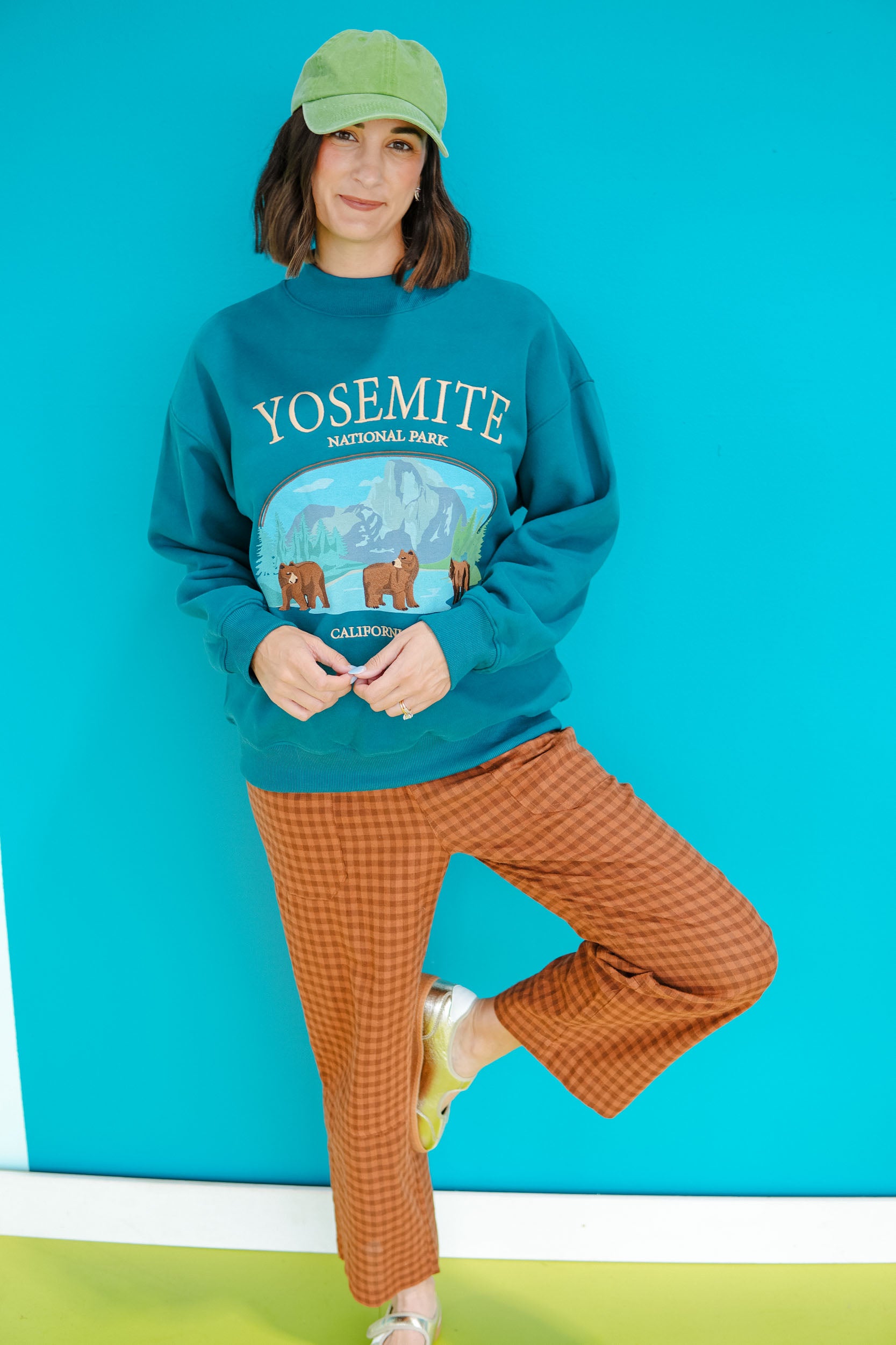 Take A Hike Sweatshirt - Kingfisher
