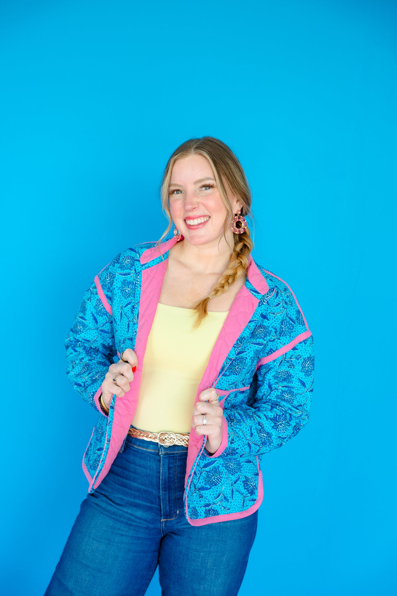 [Ellevate Basics] Clare Reversible Quilted Jacket