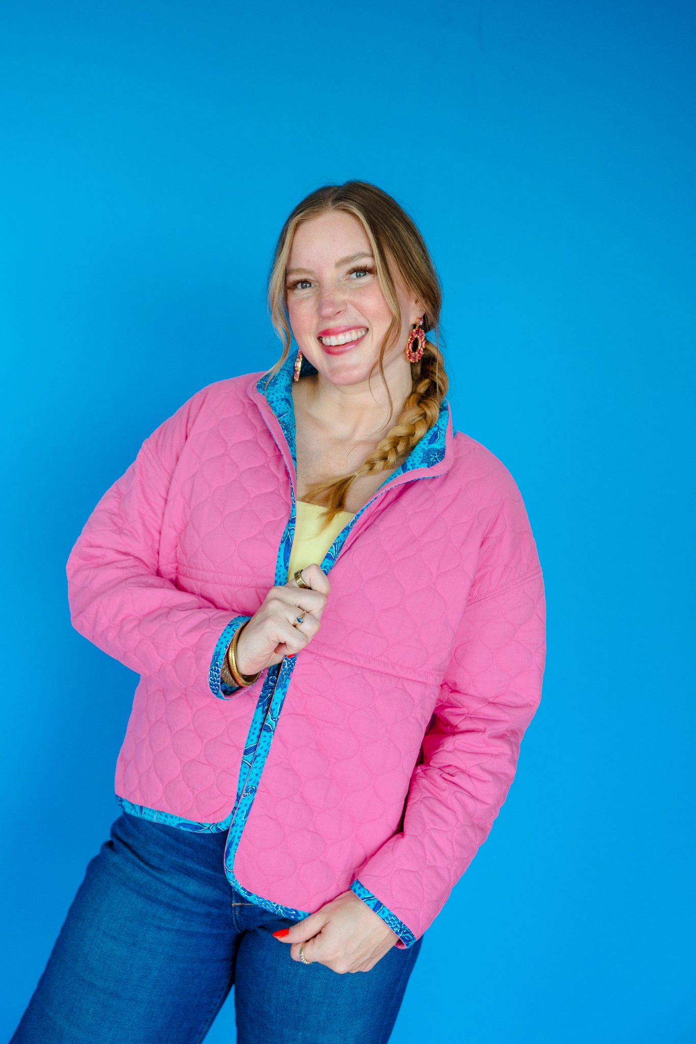 [Ellevate Basics] Clare Reversible Quilted Jacket