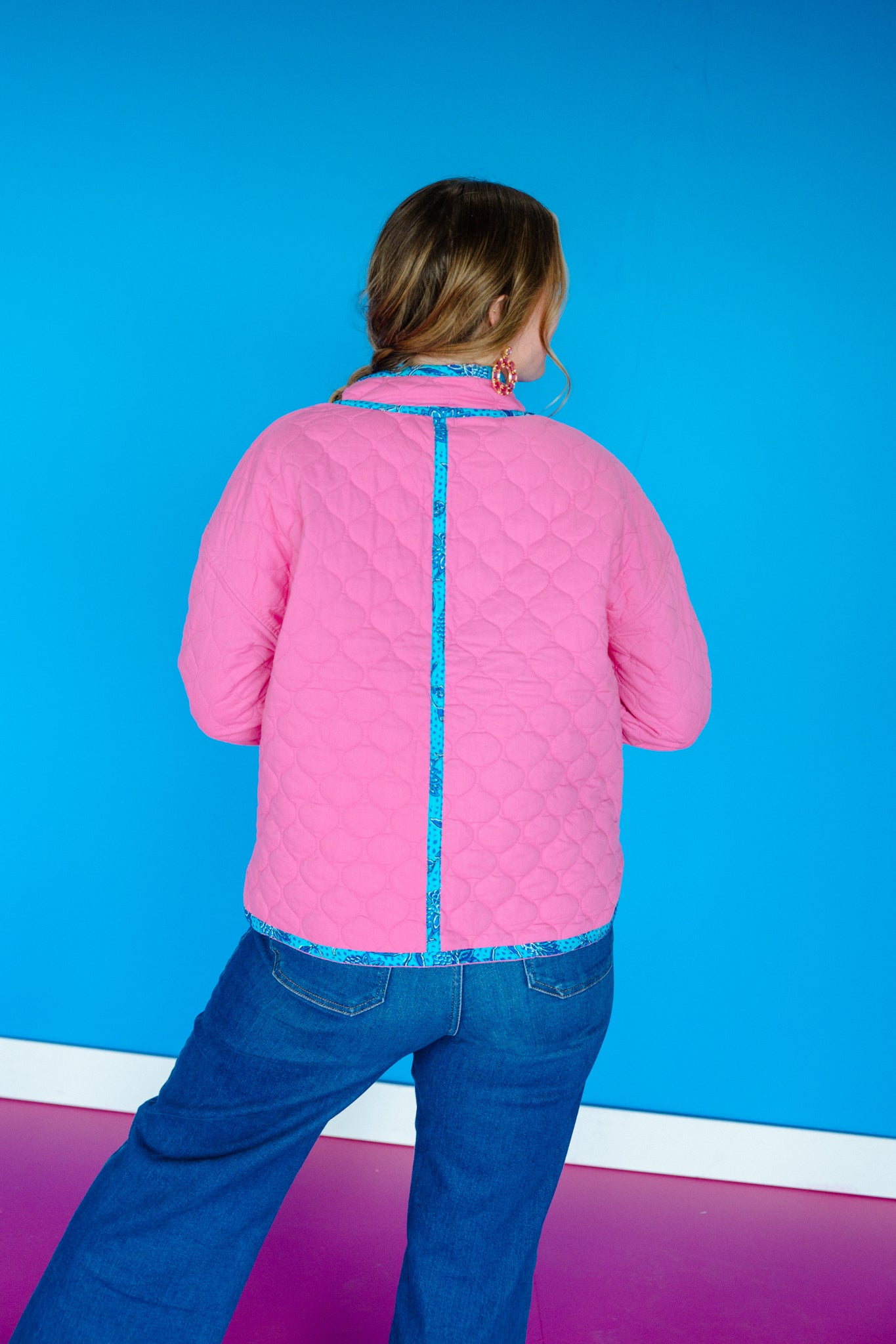 [Ellevate Basics] Clare Reversible Quilted Jacket