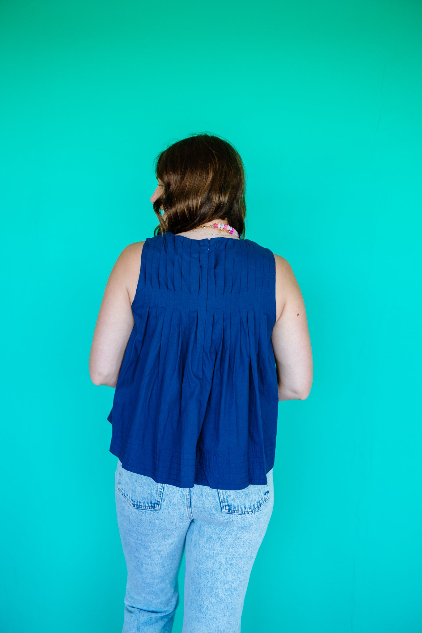 Jacie Pleated Tank