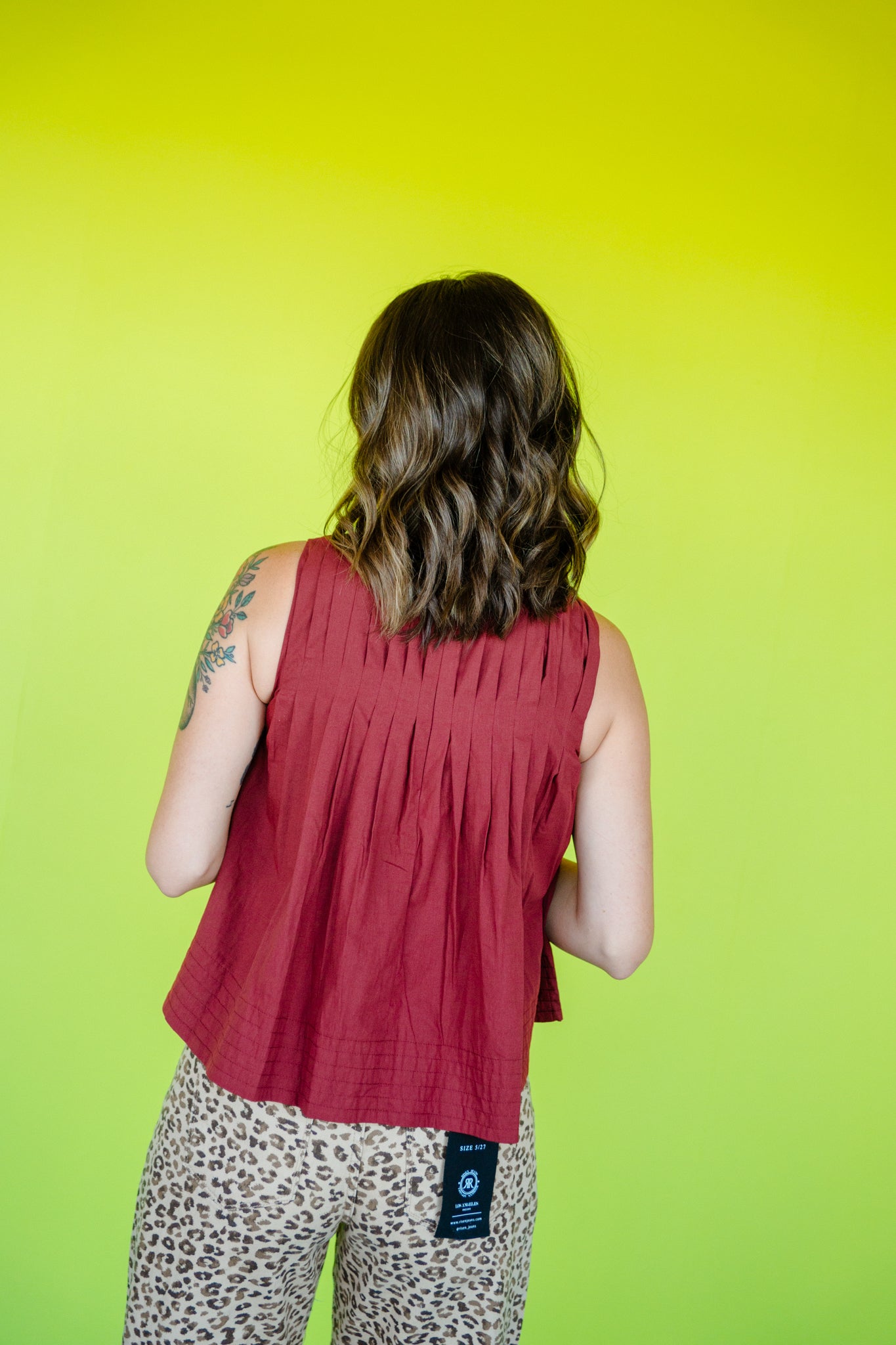 Jacie Pleated Tank