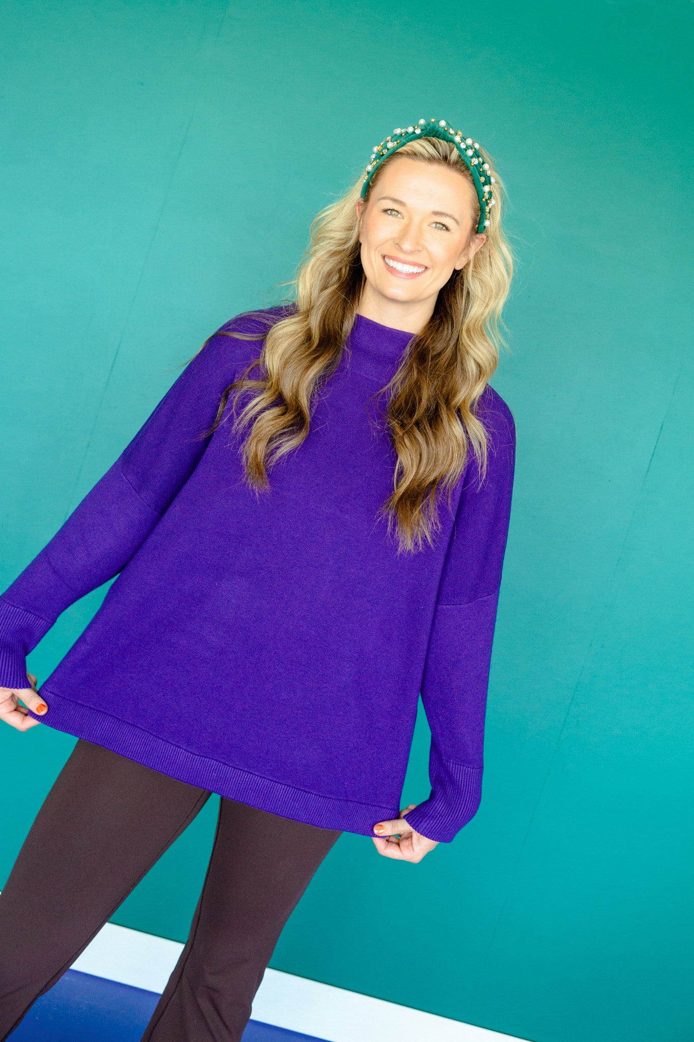 [Ellevate Basics] Serena Luxe Loft Neck Sweater