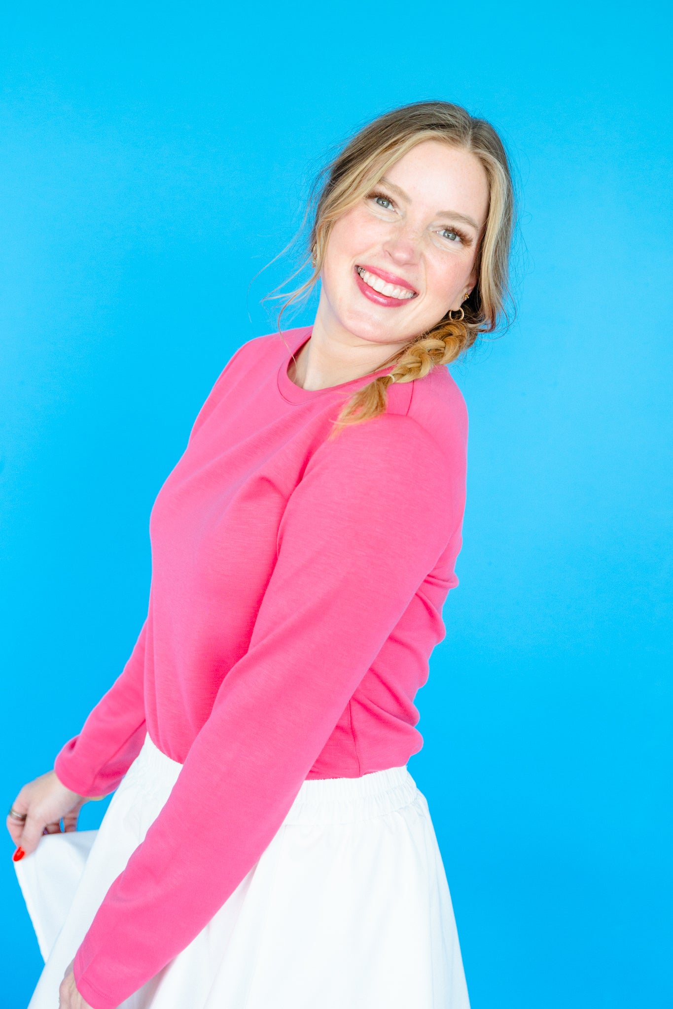 [Ellevate Basics] Jeanne Breeze Long Sleeve Tee