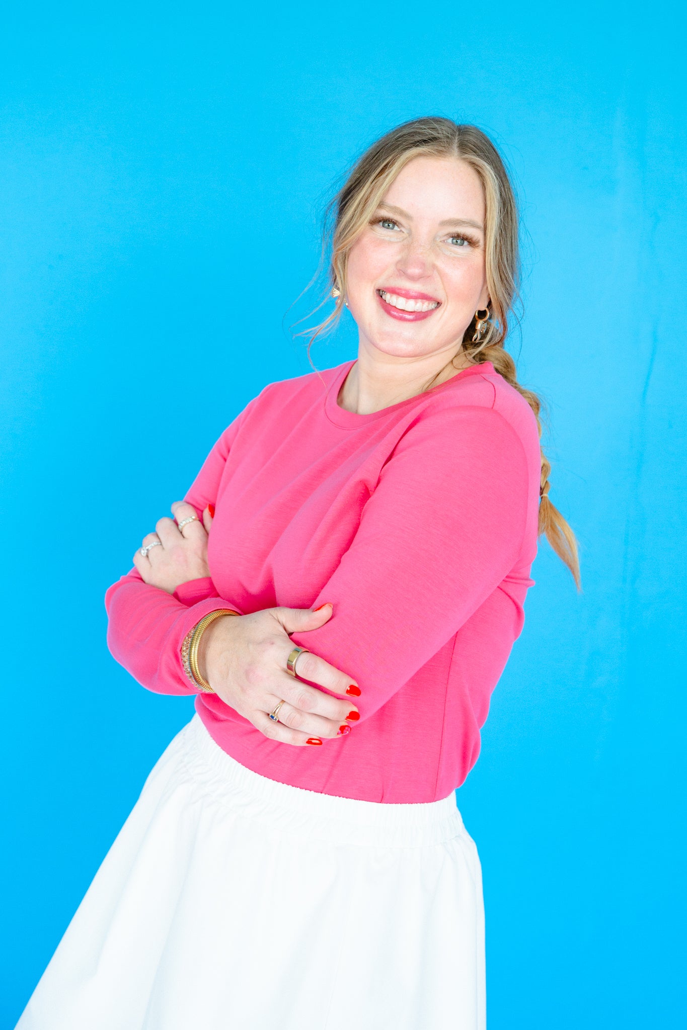 [Ellevate Basics] Jeanne Breeze Long Sleeve Tee