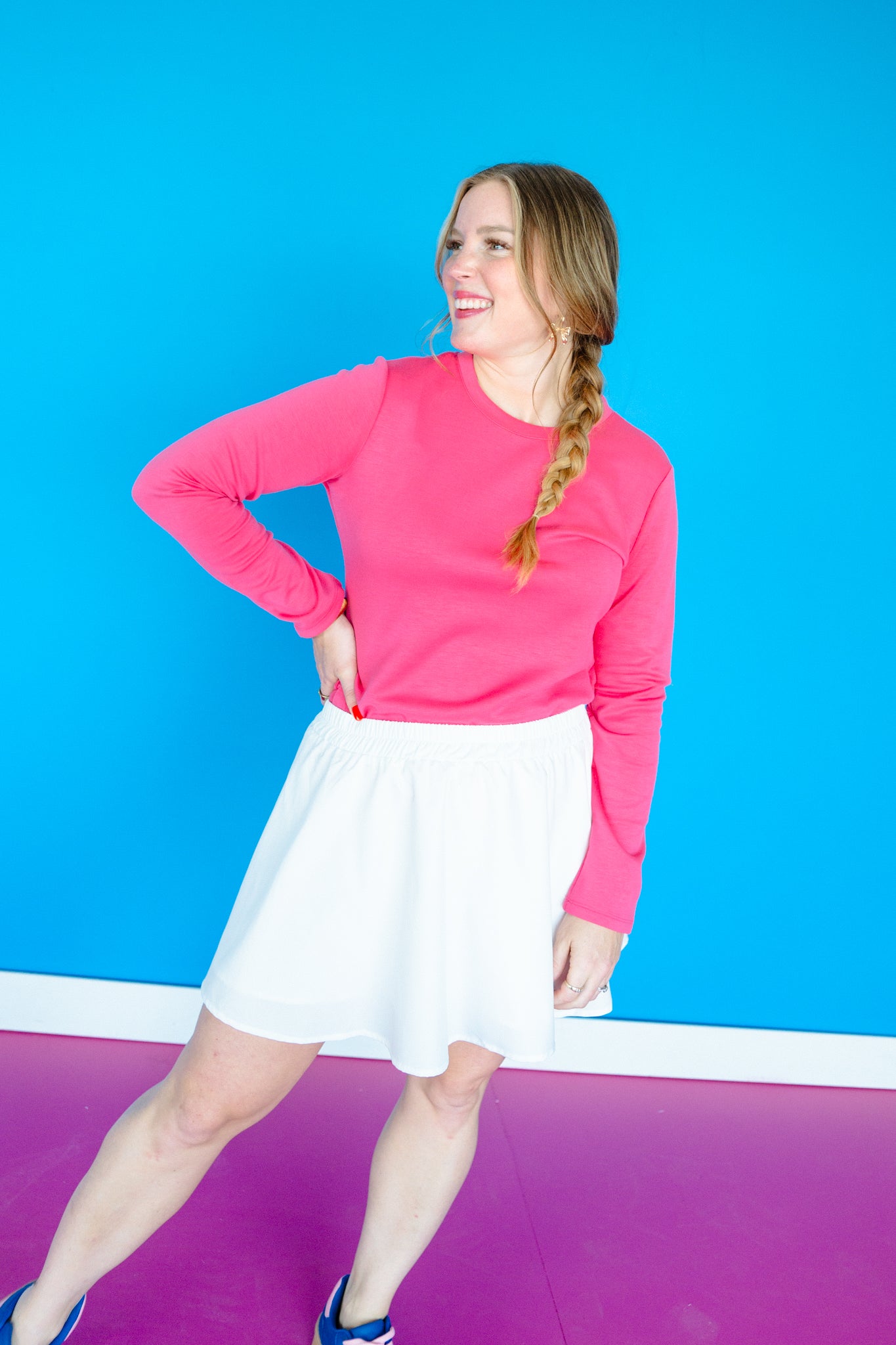 [Ellevate Basics] Jeanne Breeze Long Sleeve Tee