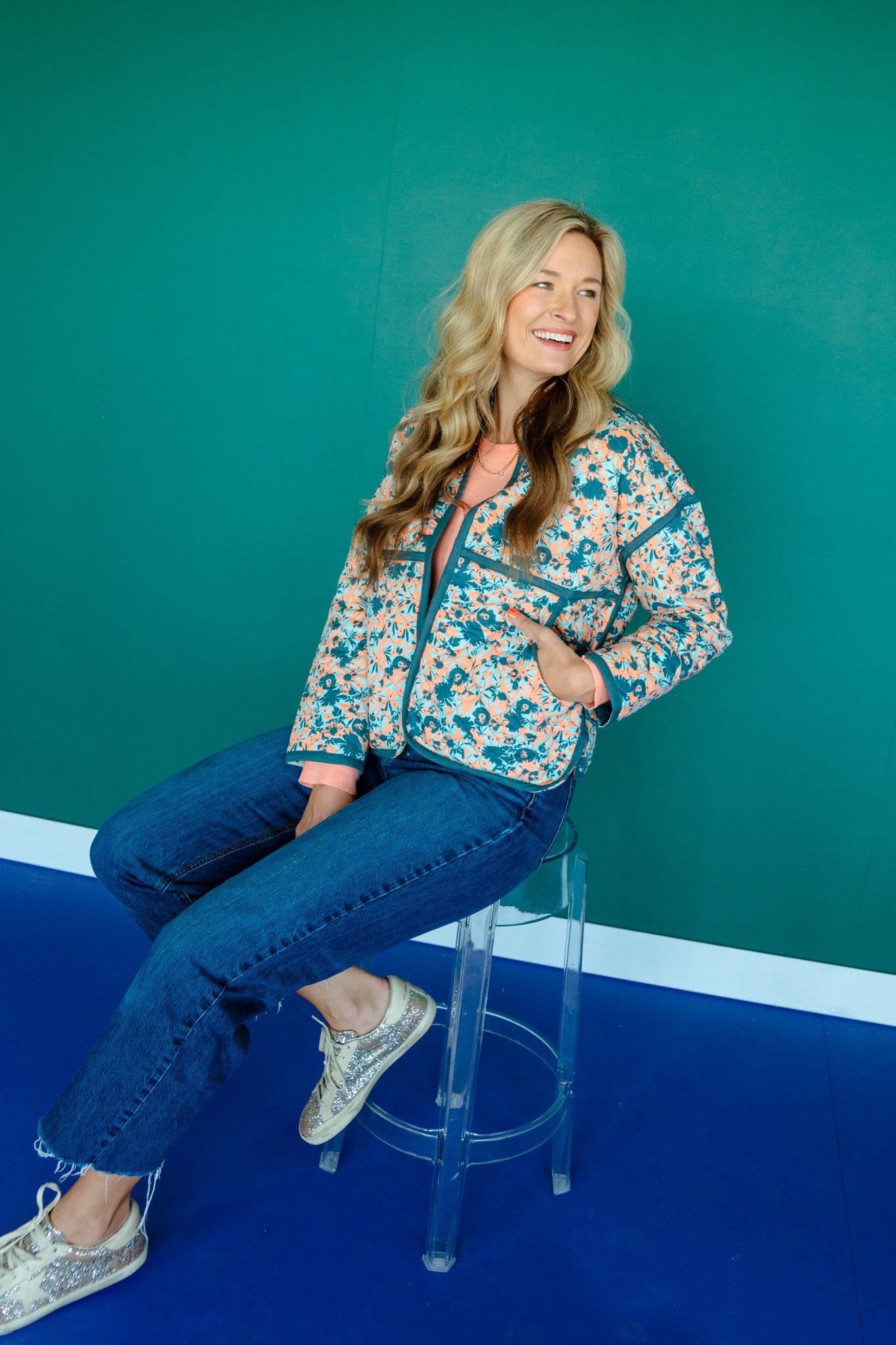 [Ellevate Basics] Clare Reversible Quilted Jacket