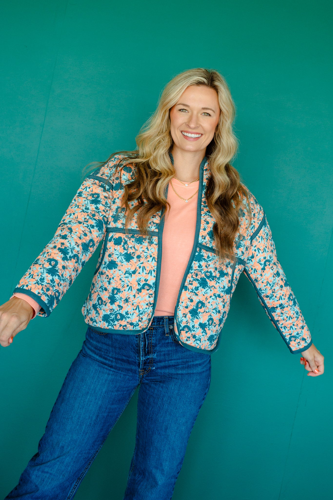 [Ellevate Basics] Clare Reversible Quilted Jacket