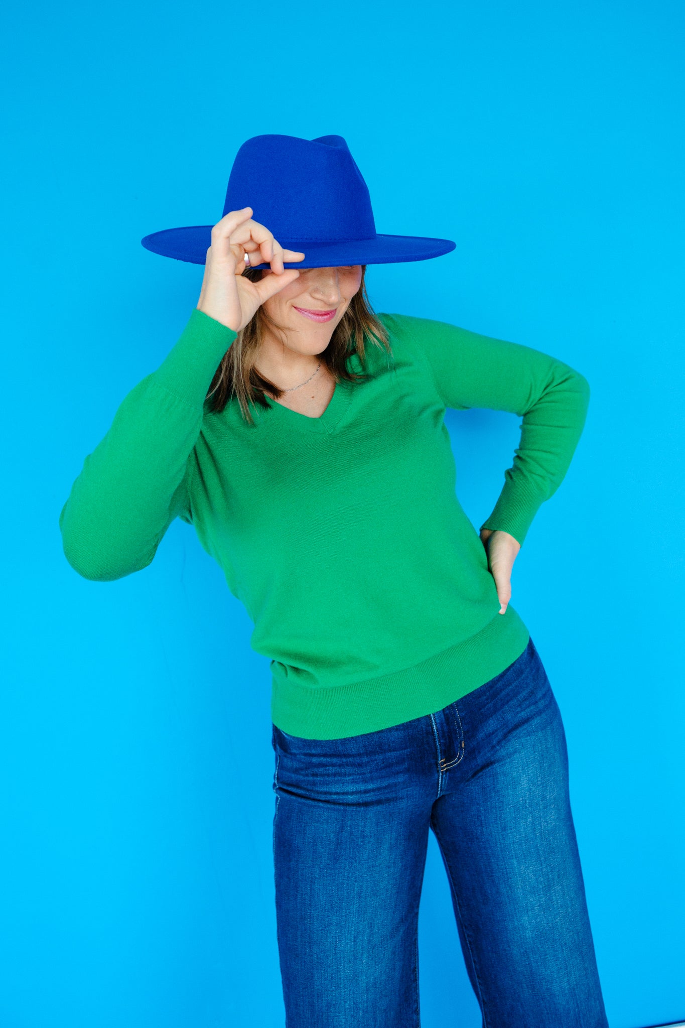 [Ellevate Basics] Elizabeth V-Neck Sweater