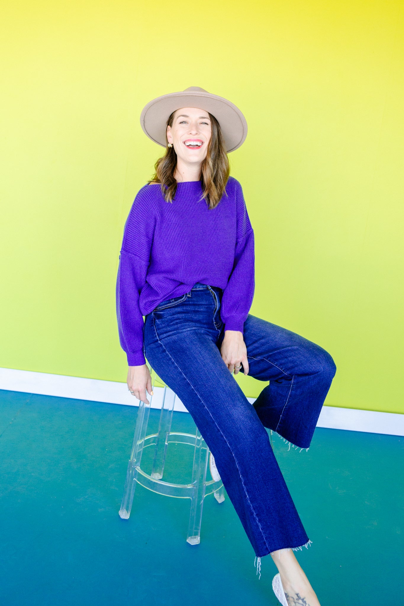 Anne Boat Neck Sweater